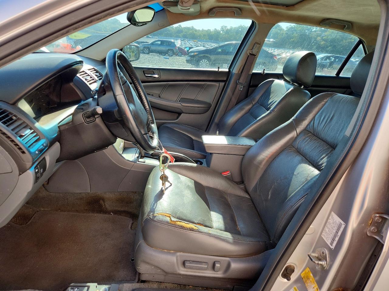 2007 Honda Accord Ex Silver vin: 1HGCM66527A021655