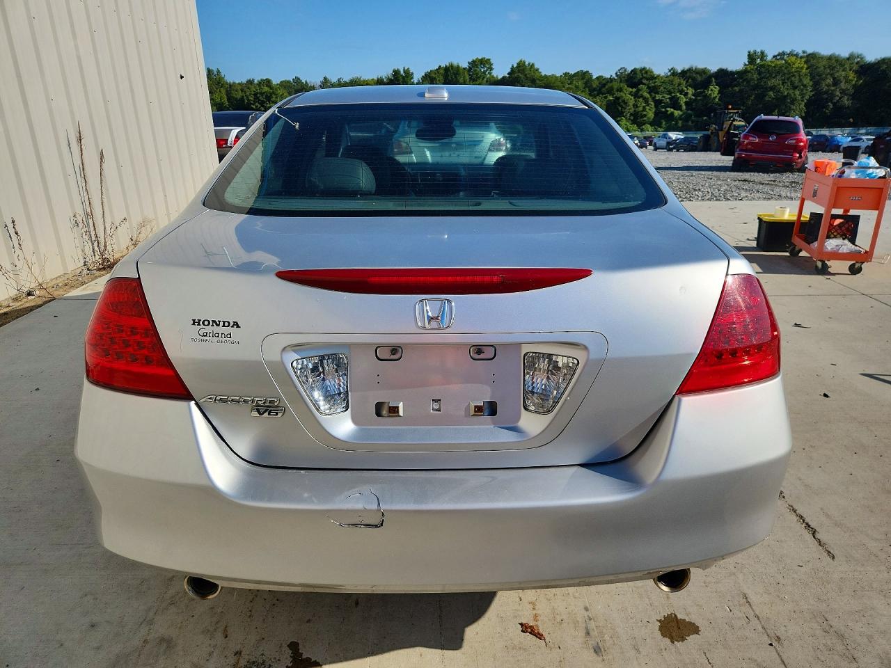 2007 Honda Accord Ex Silver vin: 1HGCM66527A021655