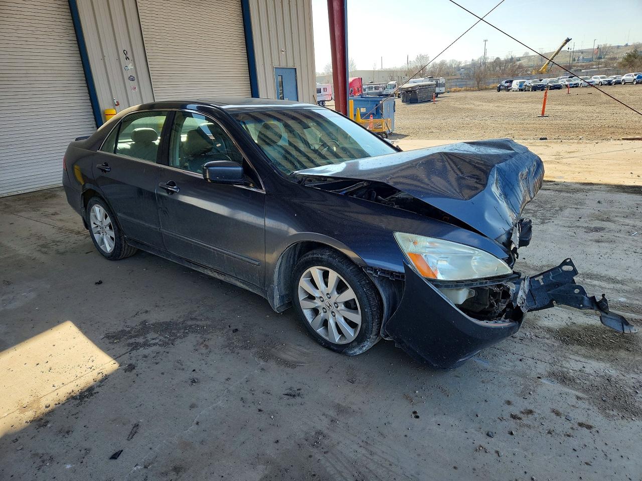 2007 Honda Accord Ex Charcoal vin: 1HGCM66527A026080