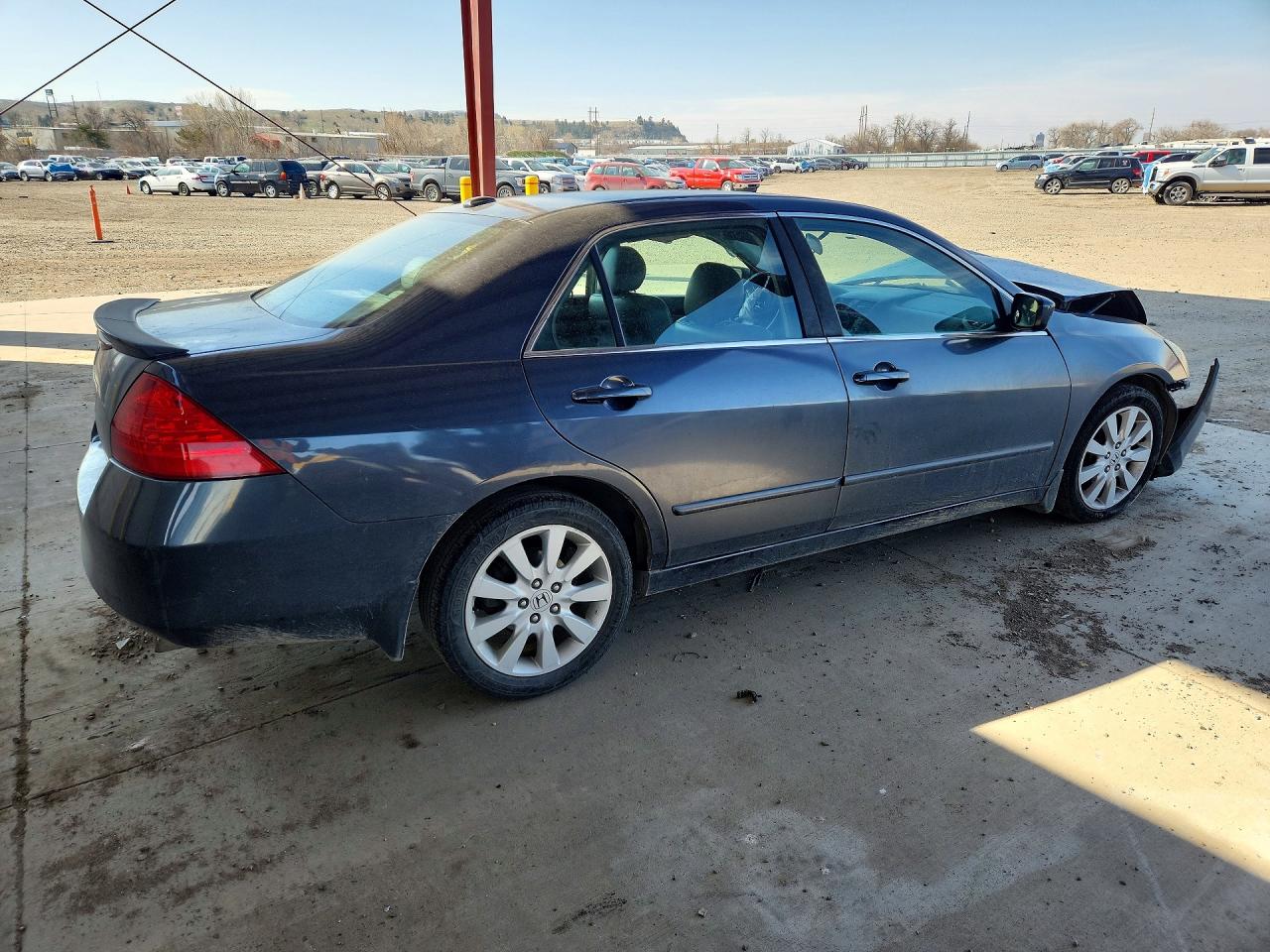 2007 Honda Accord Ex Charcoal vin: 1HGCM66527A026080