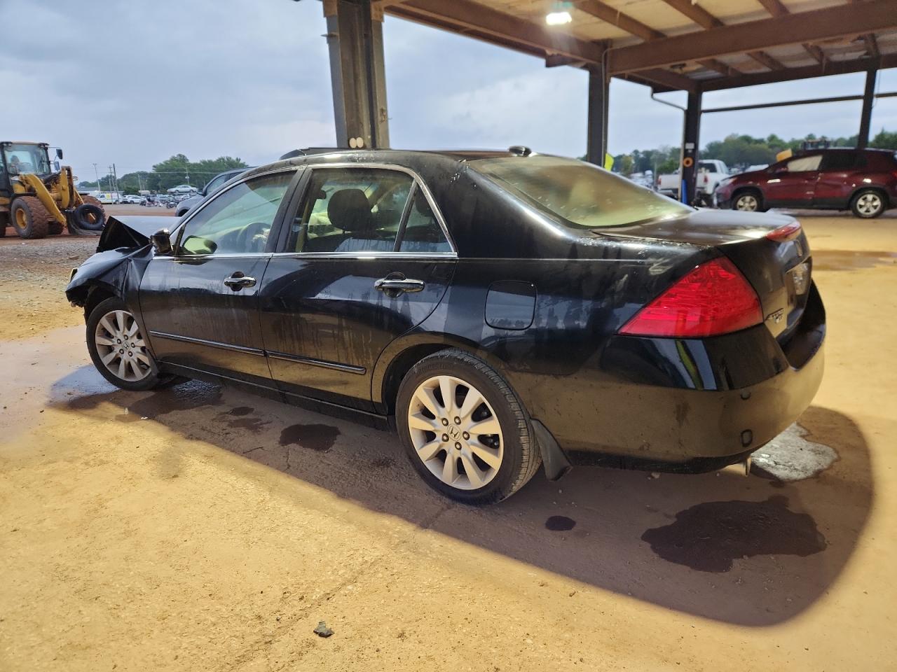 2007 Honda Accord Ex Black vin: 1HGCM66527A074436