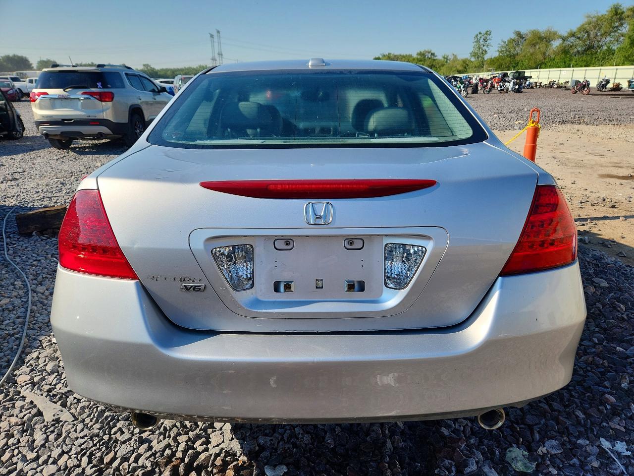 2007 Honda Accord Ex Silver vin: 1HGCM66527A099305