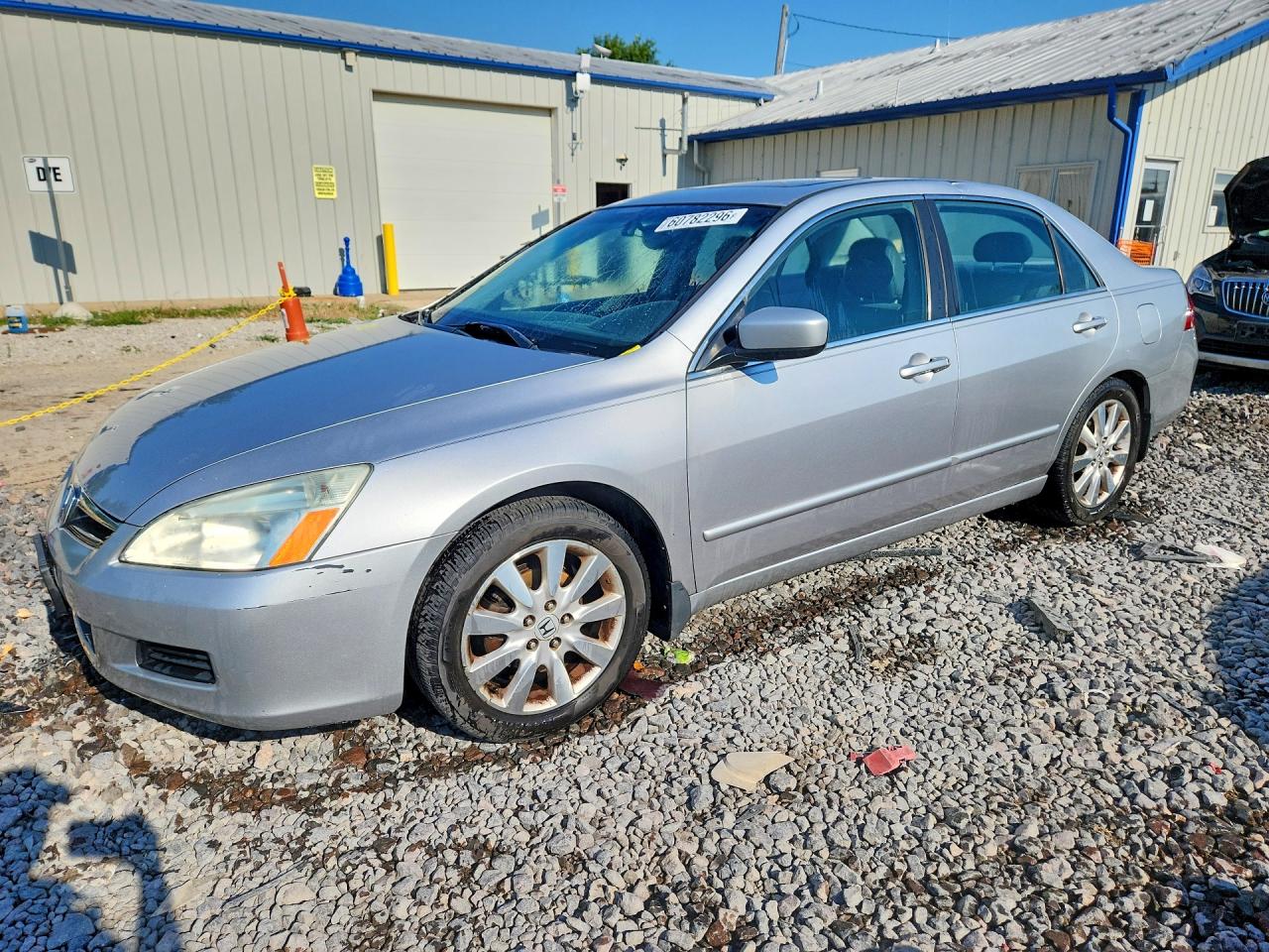 2007 Honda Accord Ex Silver vin: 1HGCM66527A099305