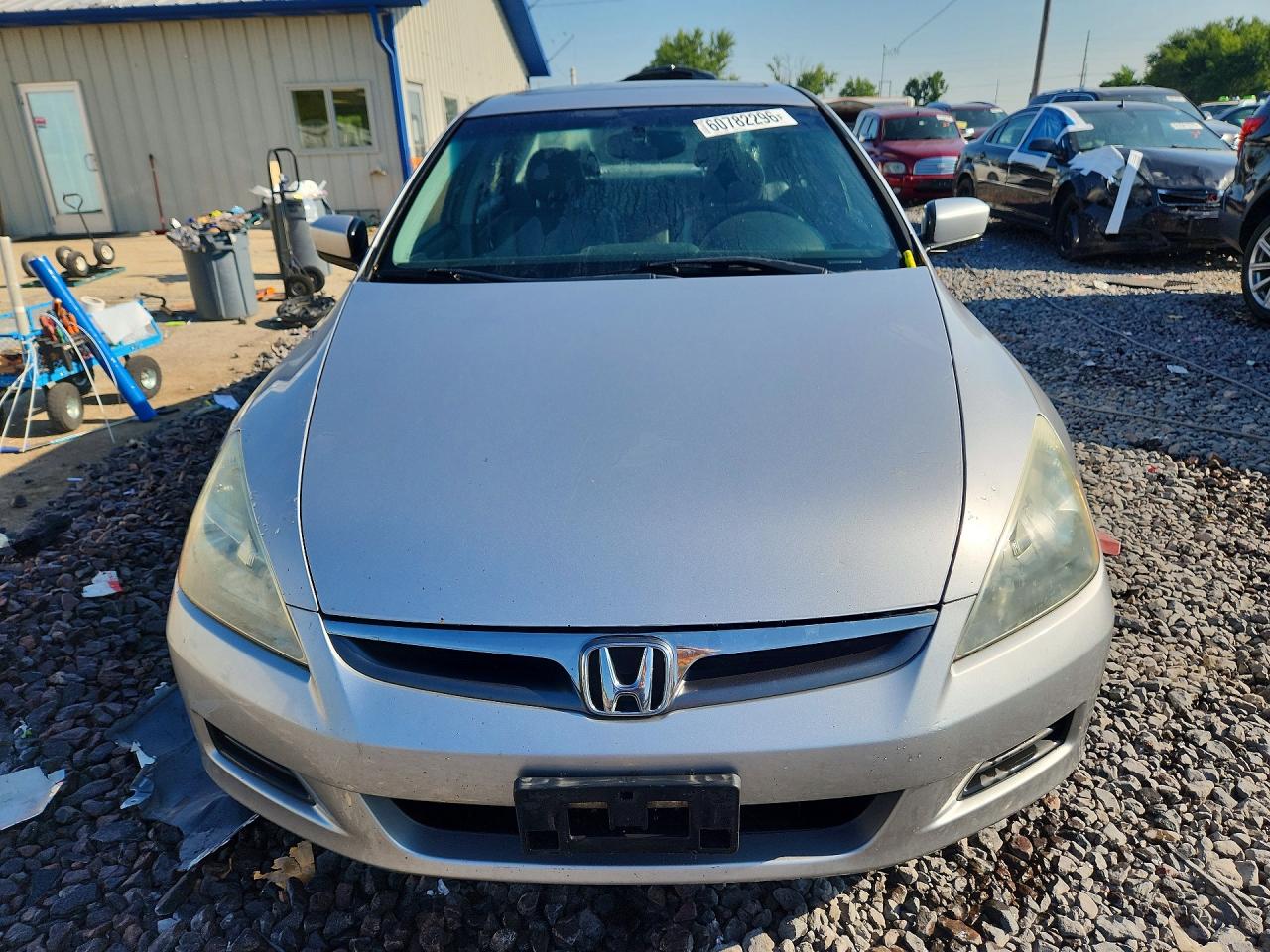 2007 Honda Accord Ex Silver vin: 1HGCM66527A099305