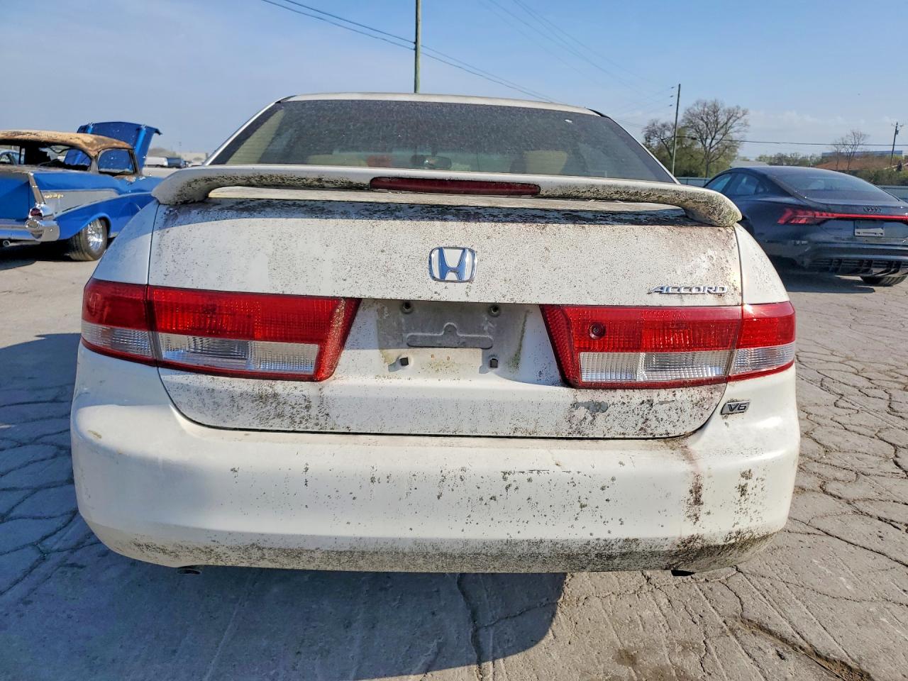 2003 Honda Accord Ex White vin: 1HGCM66533A018967