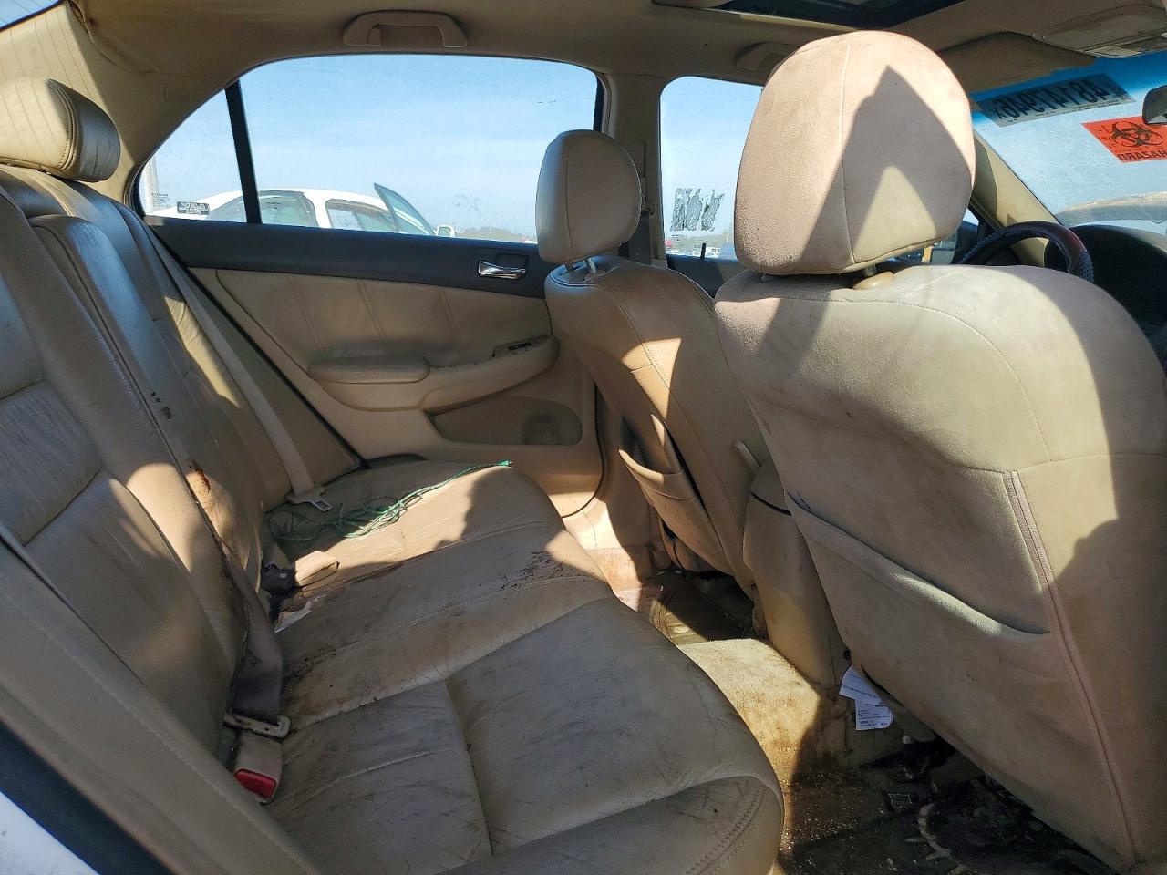 2003 Honda Accord Ex White vin: 1HGCM66533A018967