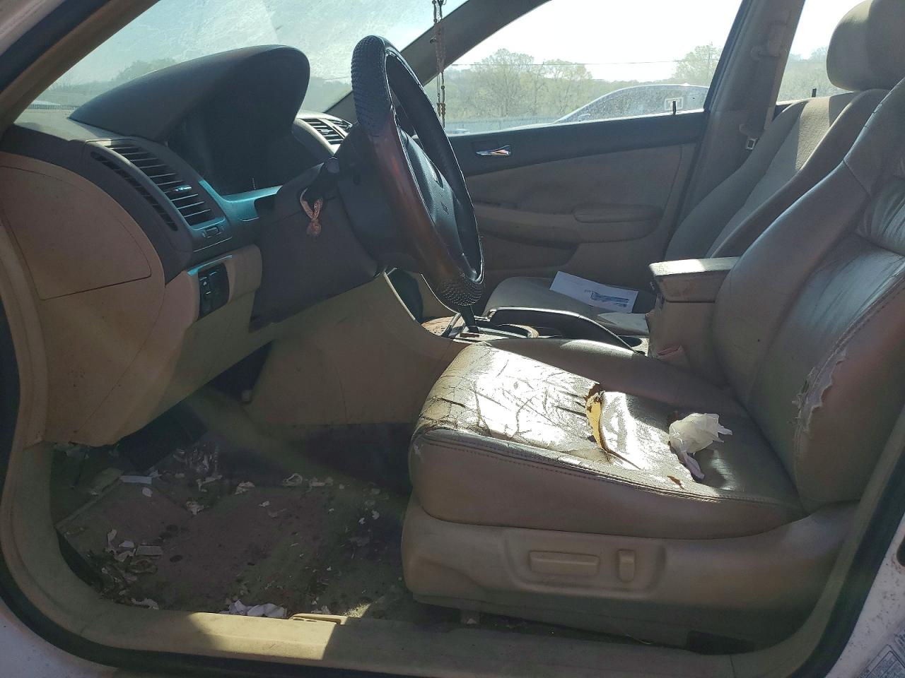 2003 Honda Accord Ex White vin: 1HGCM66533A018967