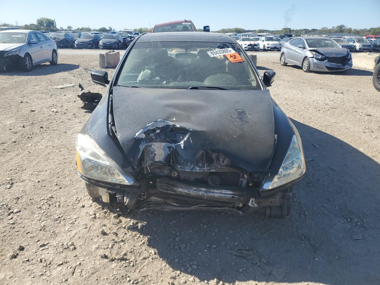 2003 Honda Accord Ex Черный vin: 1HGCM66533A023201