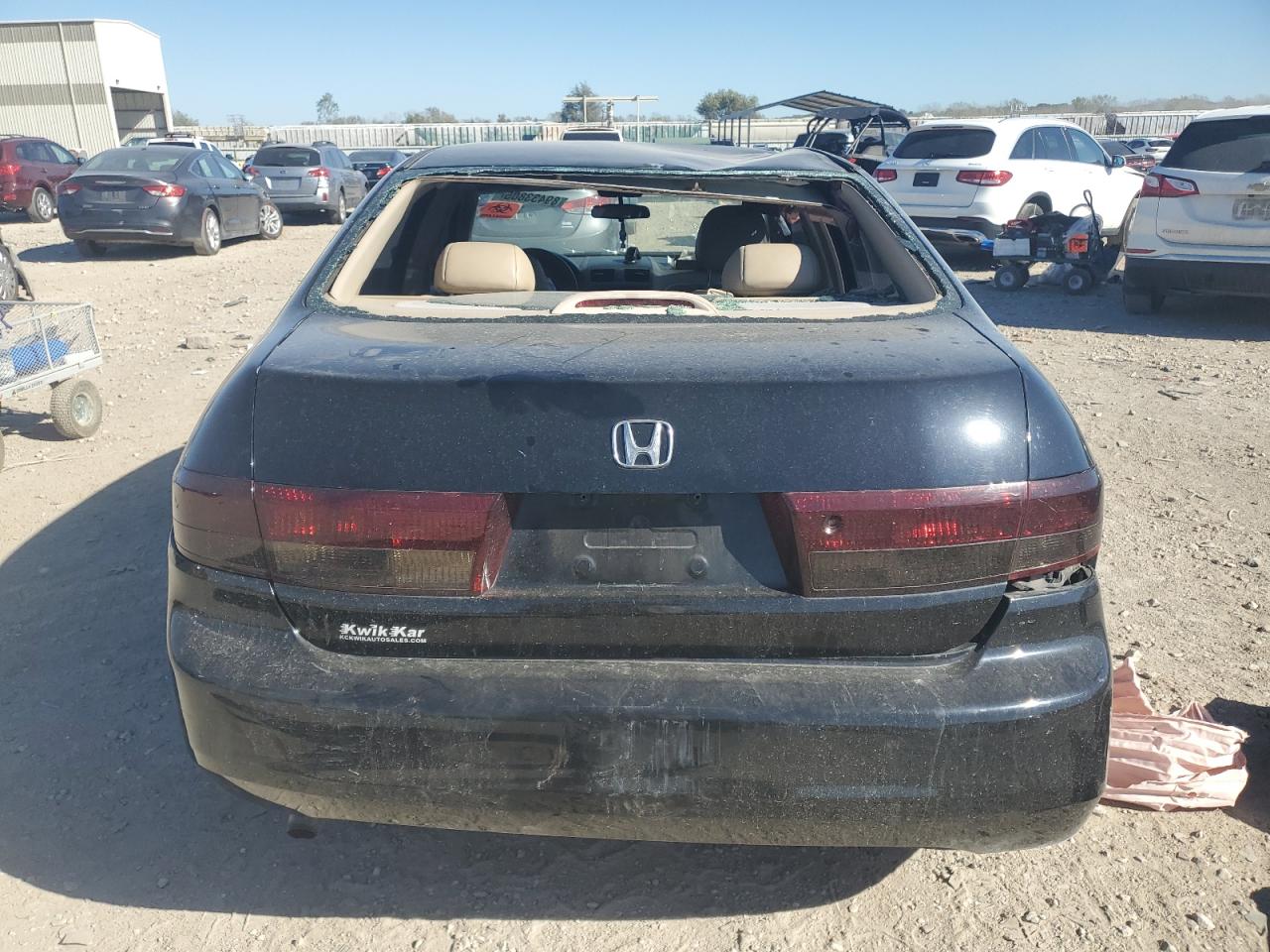 2003 Honda Accord Ex Черный vin: 1HGCM66533A023201