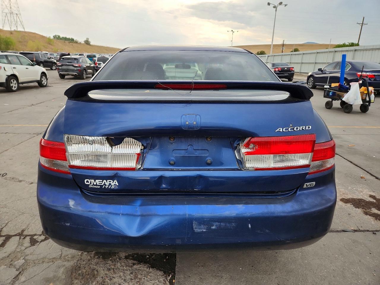 2003 Honda Accord Ex Blue vin: 1HGCM66533A023456