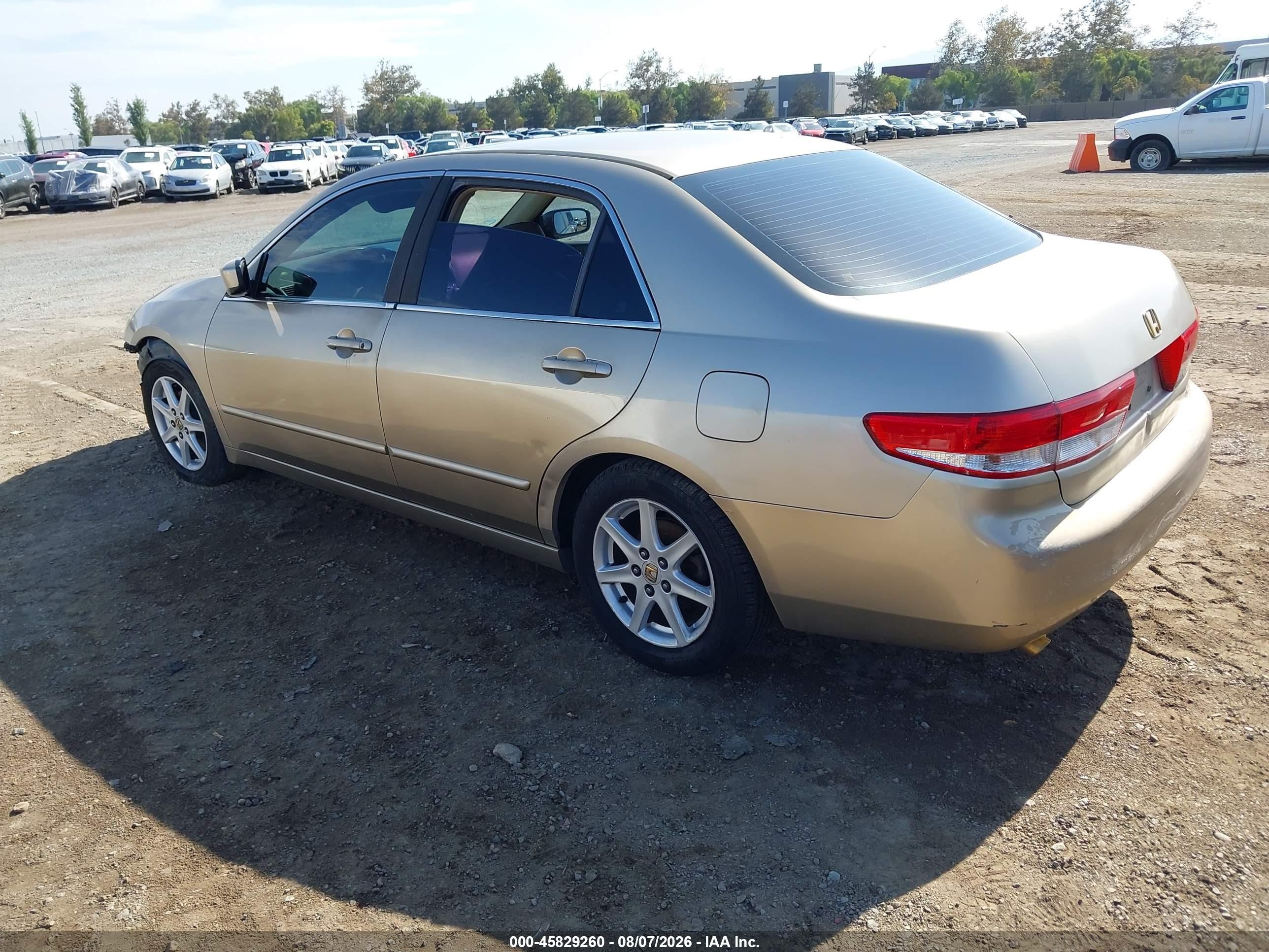 2003 Honda Accord 3.0 Ex Beige vin: 1HGCM66533A030178