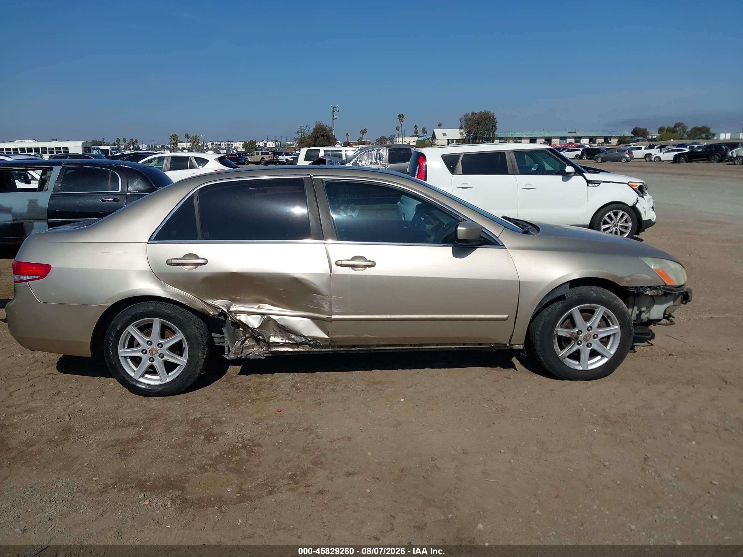 2003 Honda Accord 3.0 Ex Beige vin: 1HGCM66533A030178