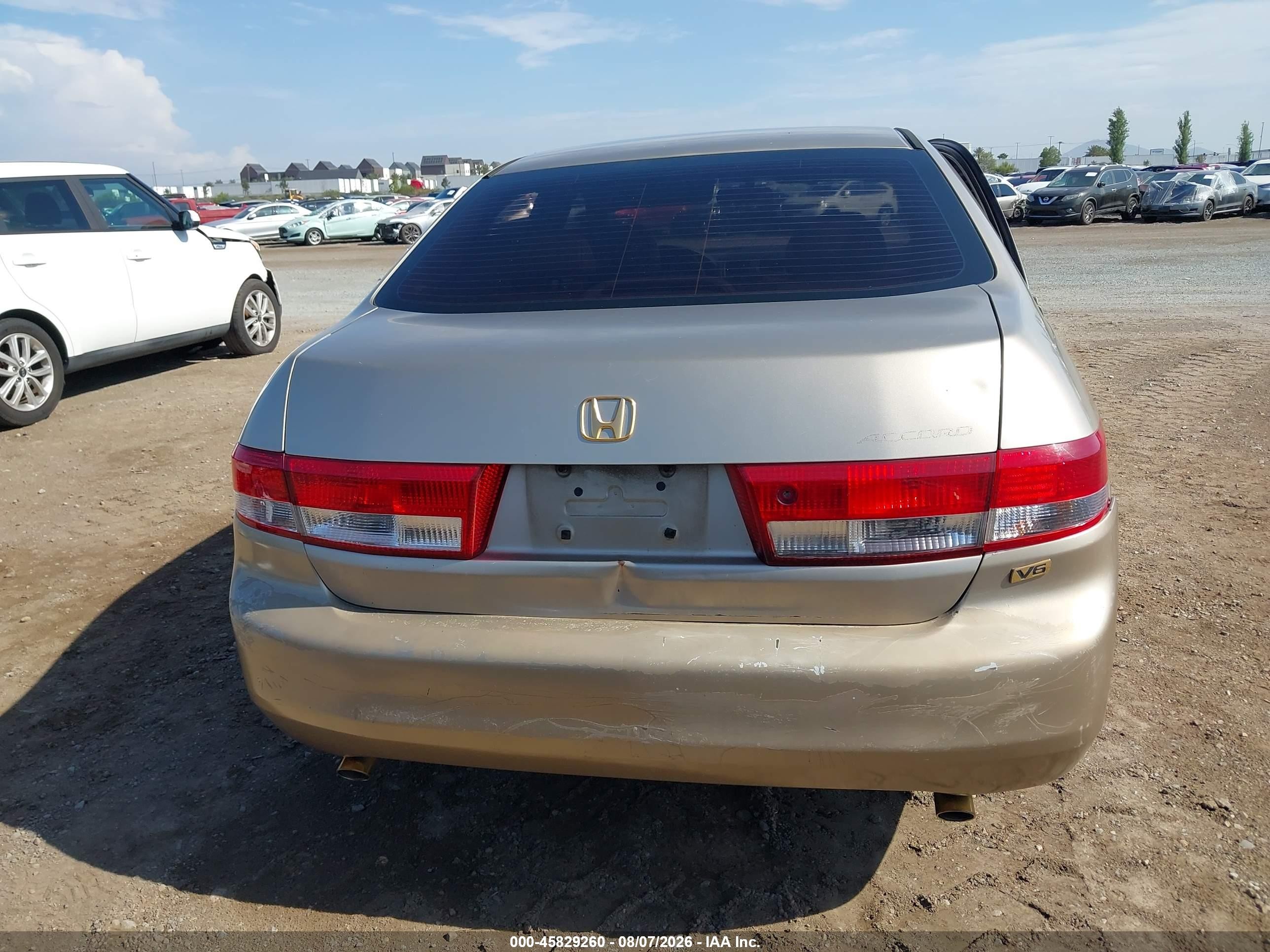 2003 Honda Accord 3.0 Ex Beige vin: 1HGCM66533A030178