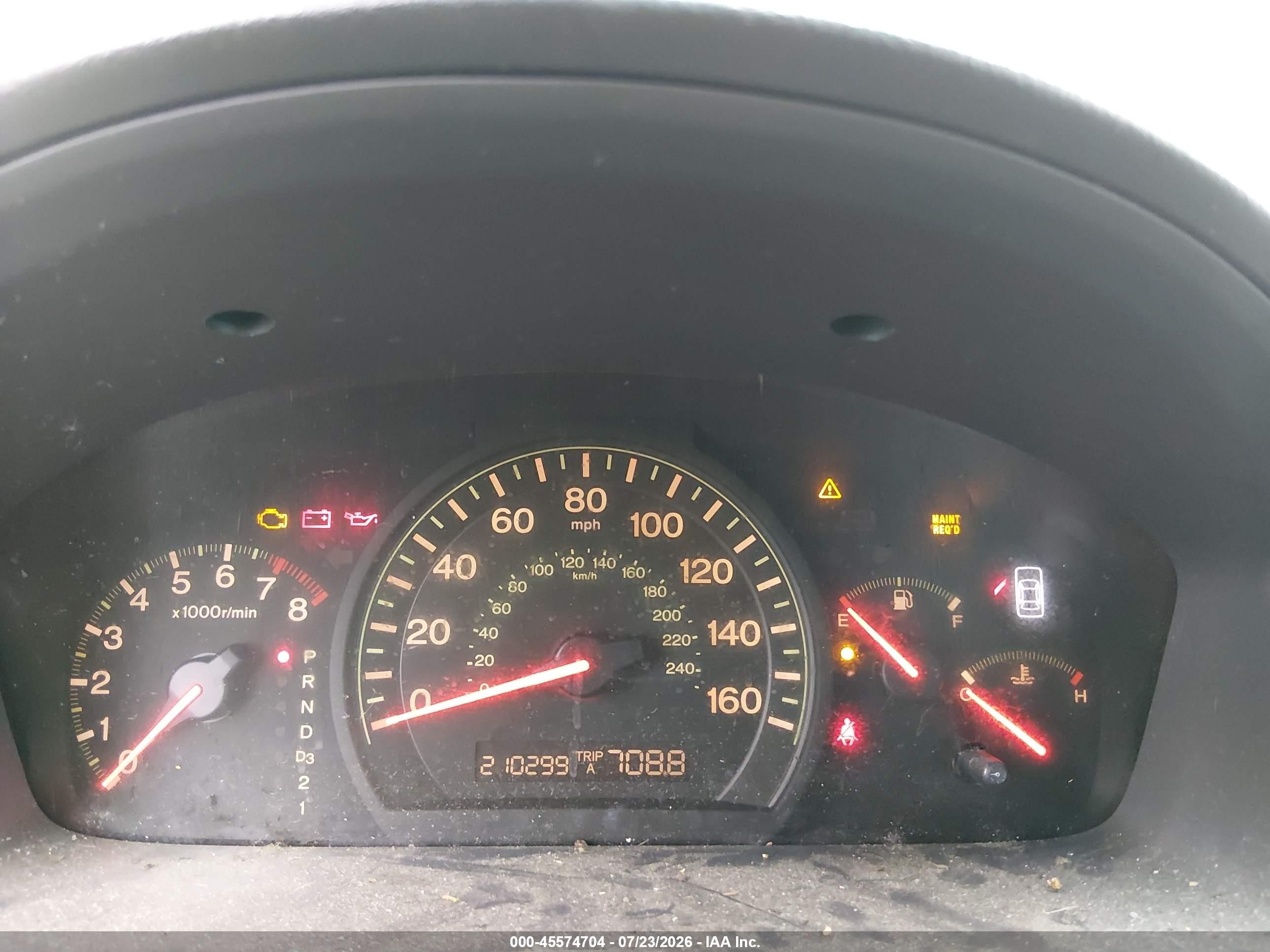 2003 Honda Accord 3.0 Ex Синий vin: 1HGCM66533A050415