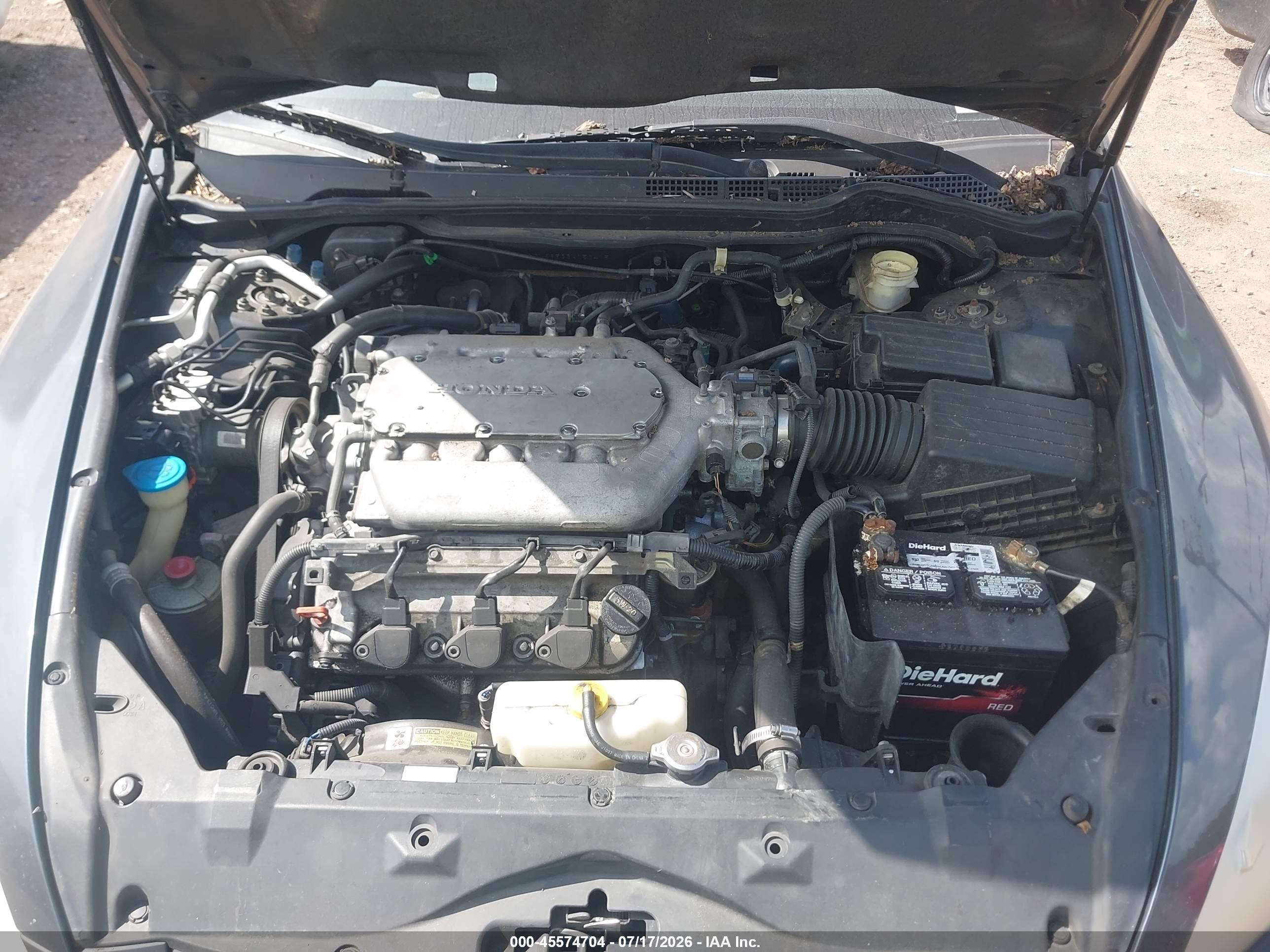 2003 Honda Accord 3.0 Ex Синий vin: 1HGCM66533A050415