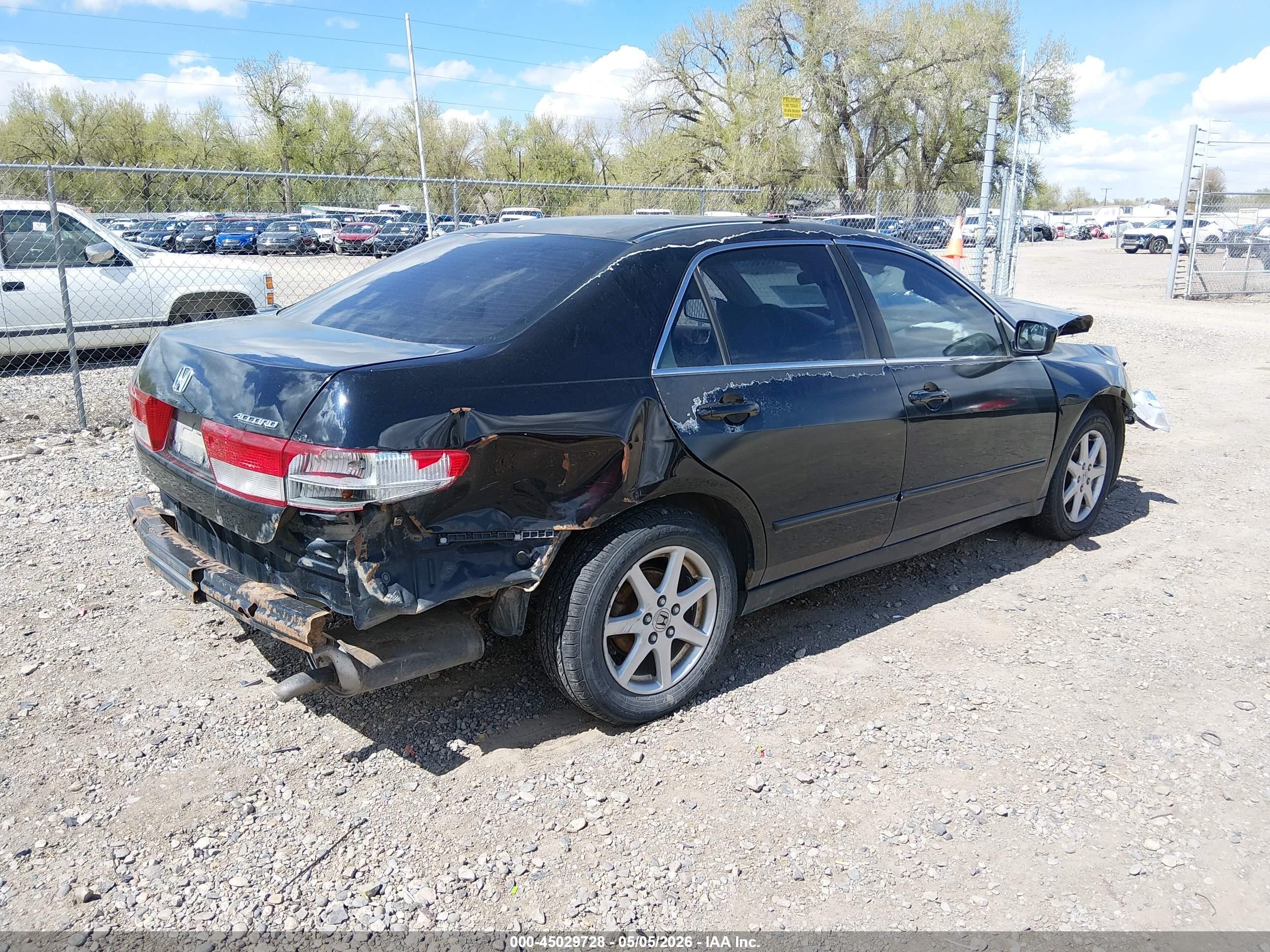 2003 Honda Accord 3.0 Ex Black vin: 1HGCM66533A087349
