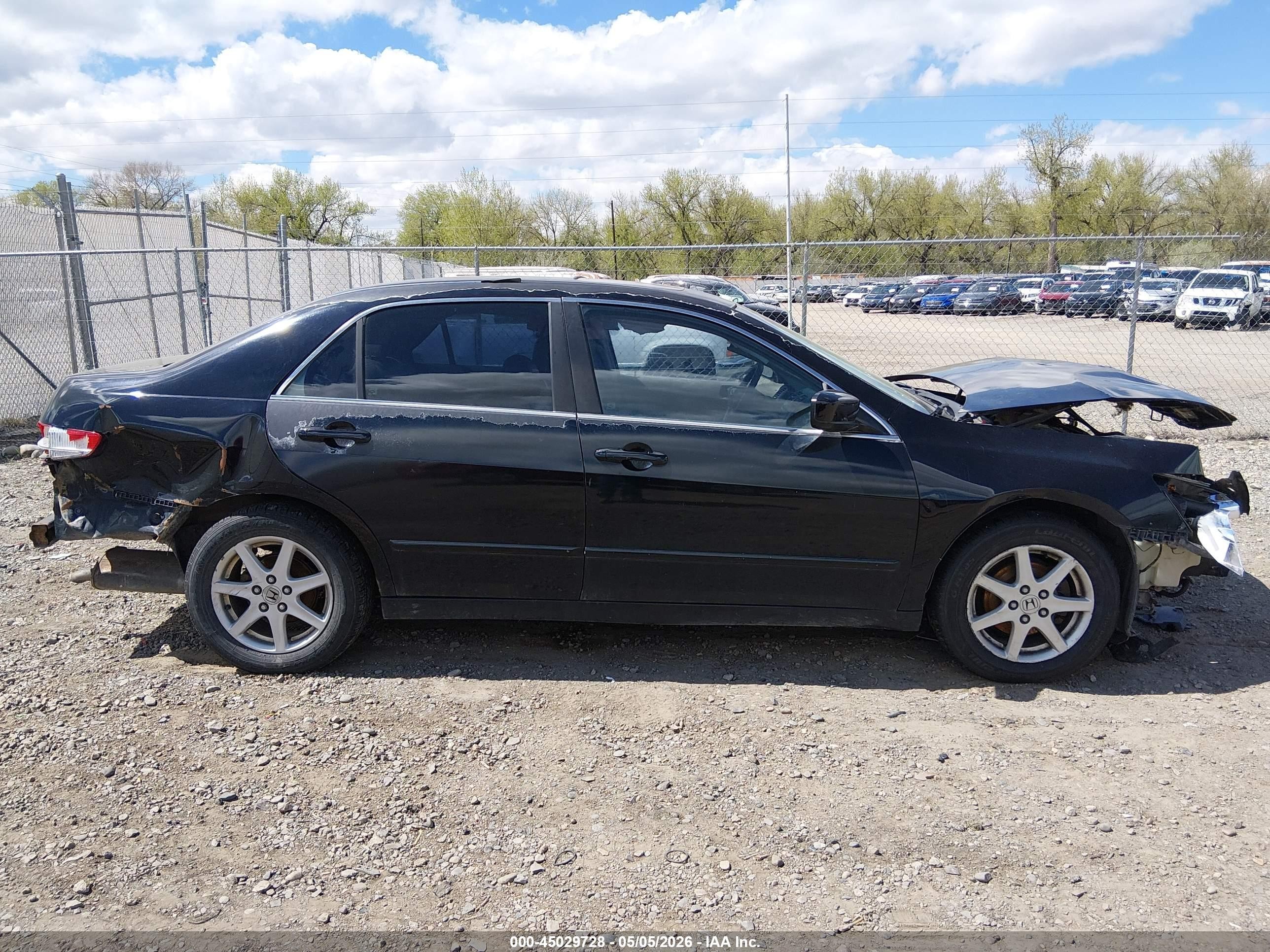 2003 Honda Accord 3.0 Ex Black vin: 1HGCM66533A087349
