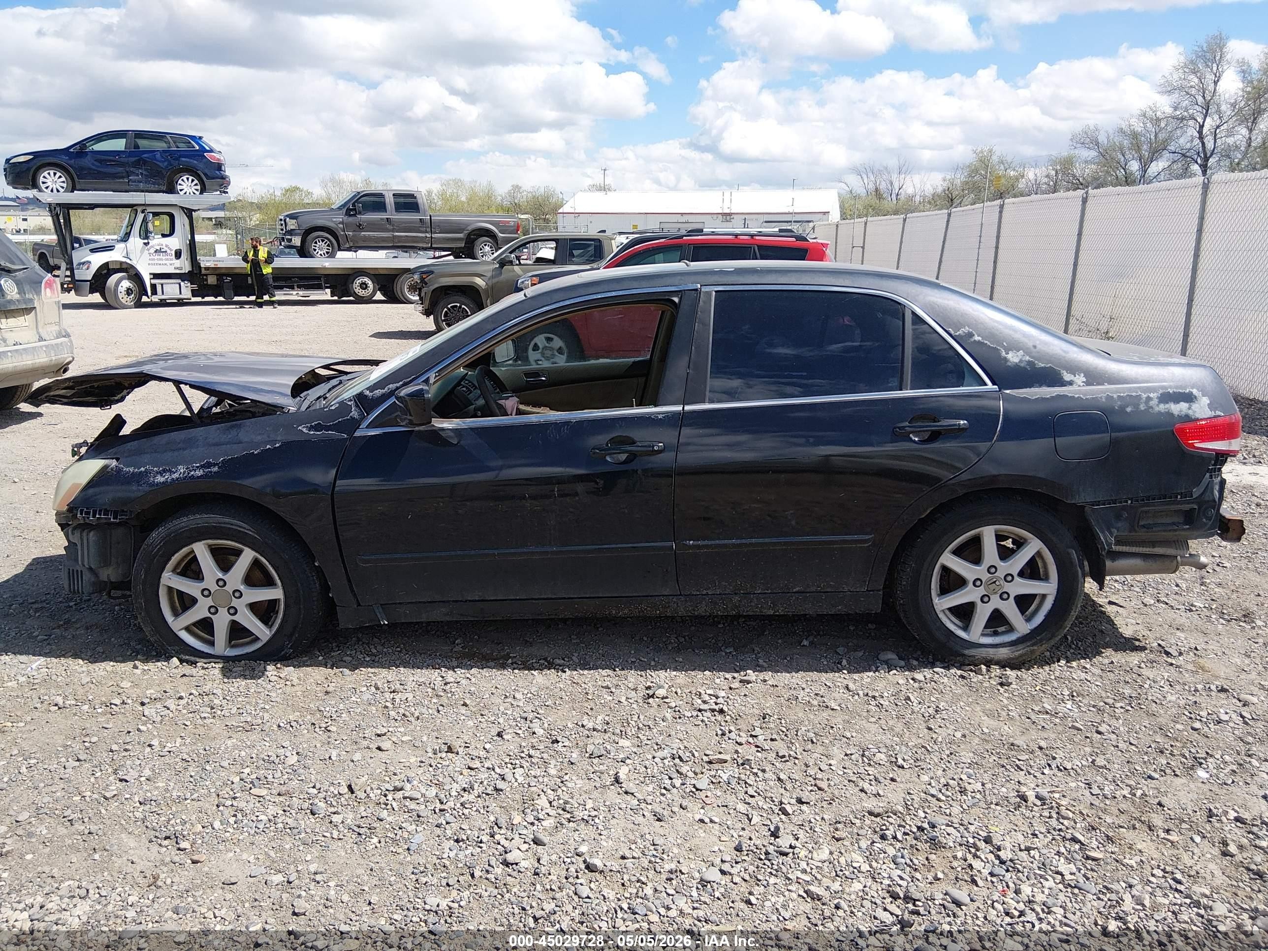 2003 Honda Accord 3.0 Ex Black vin: 1HGCM66533A087349