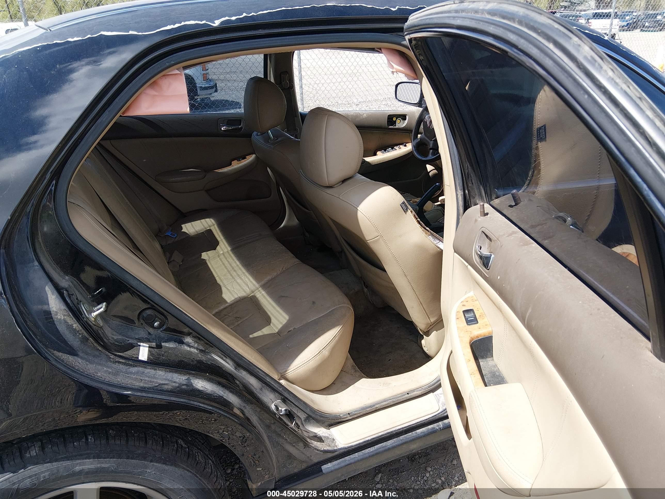 2003 Honda Accord 3.0 Ex Black vin: 1HGCM66533A087349
