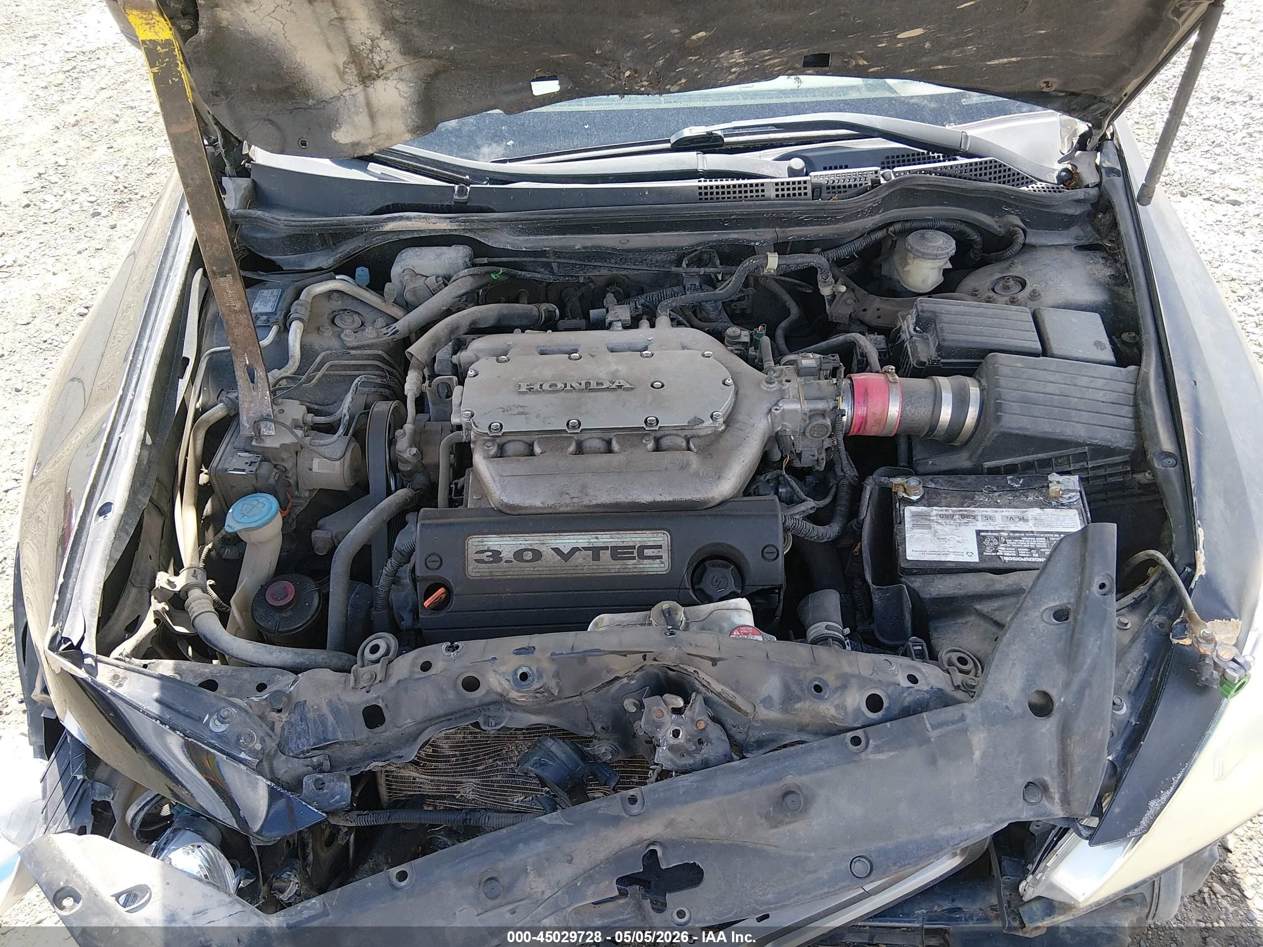 2003 Honda Accord 3.0 Ex Black vin: 1HGCM66533A087349