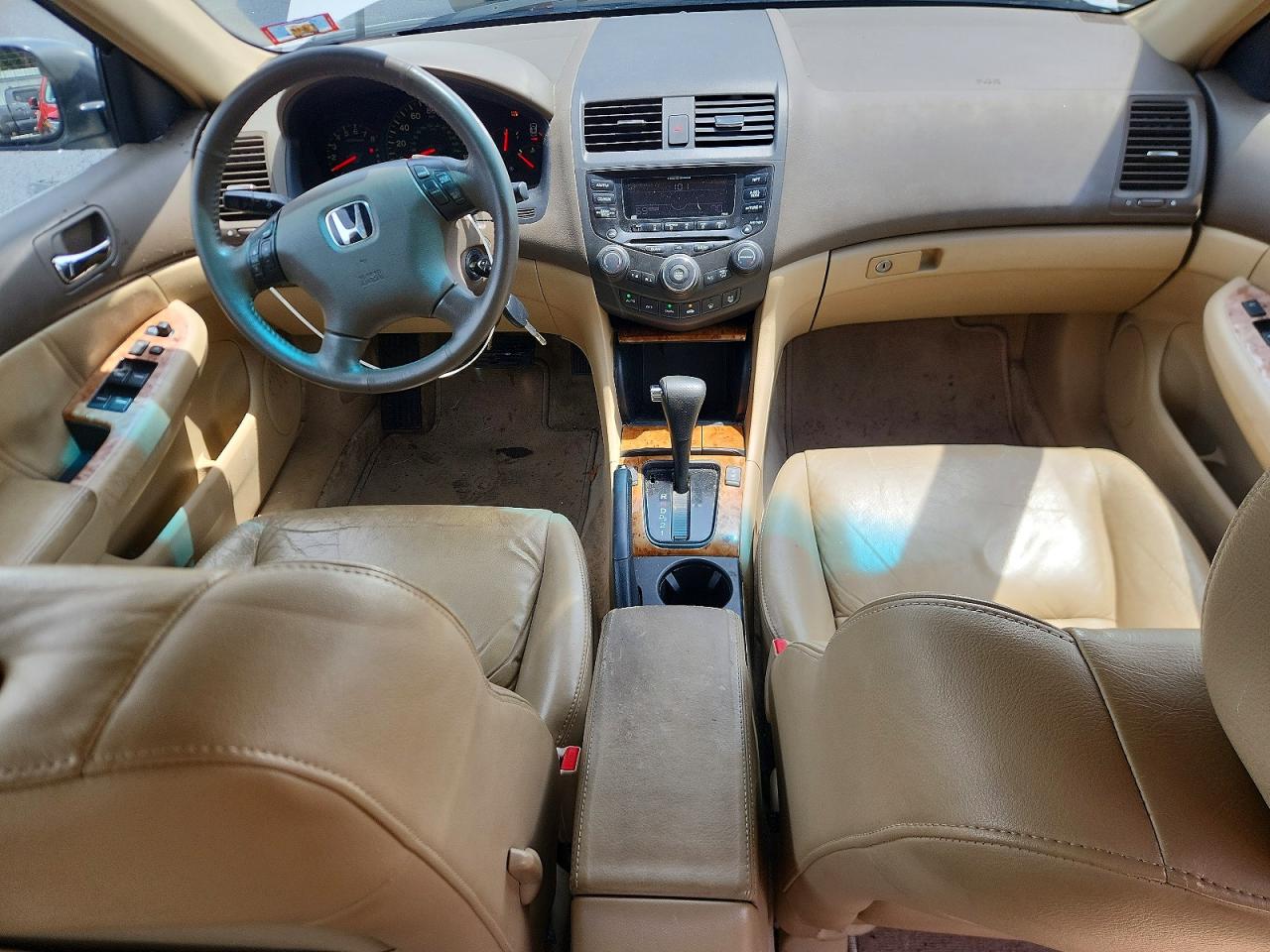 2003 Honda Accord Ex White vin: 1HGCM66533A099033
