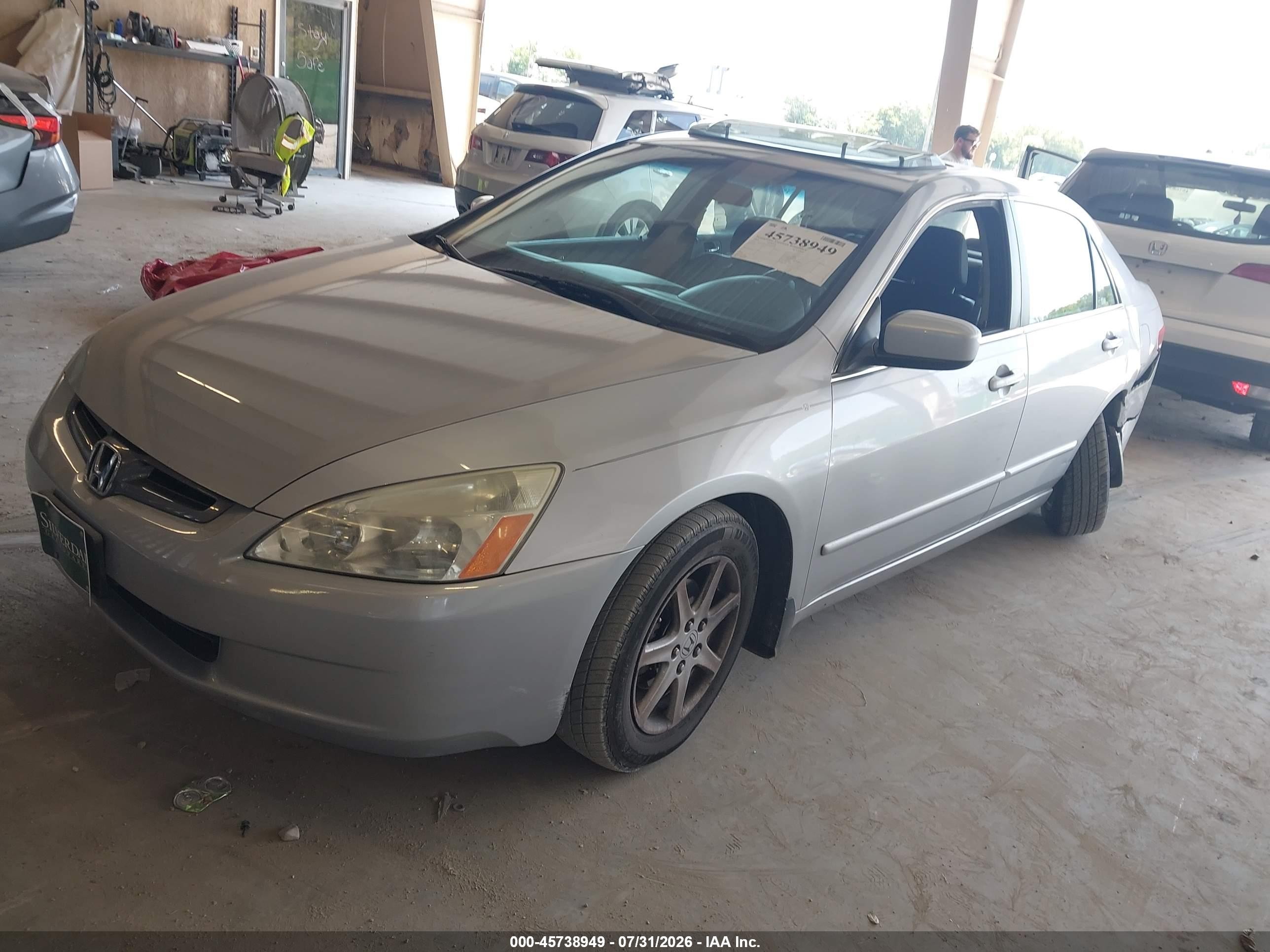 2003 Honda Accord 3.0 Ex Silver vin: 1HGCM66533A099565