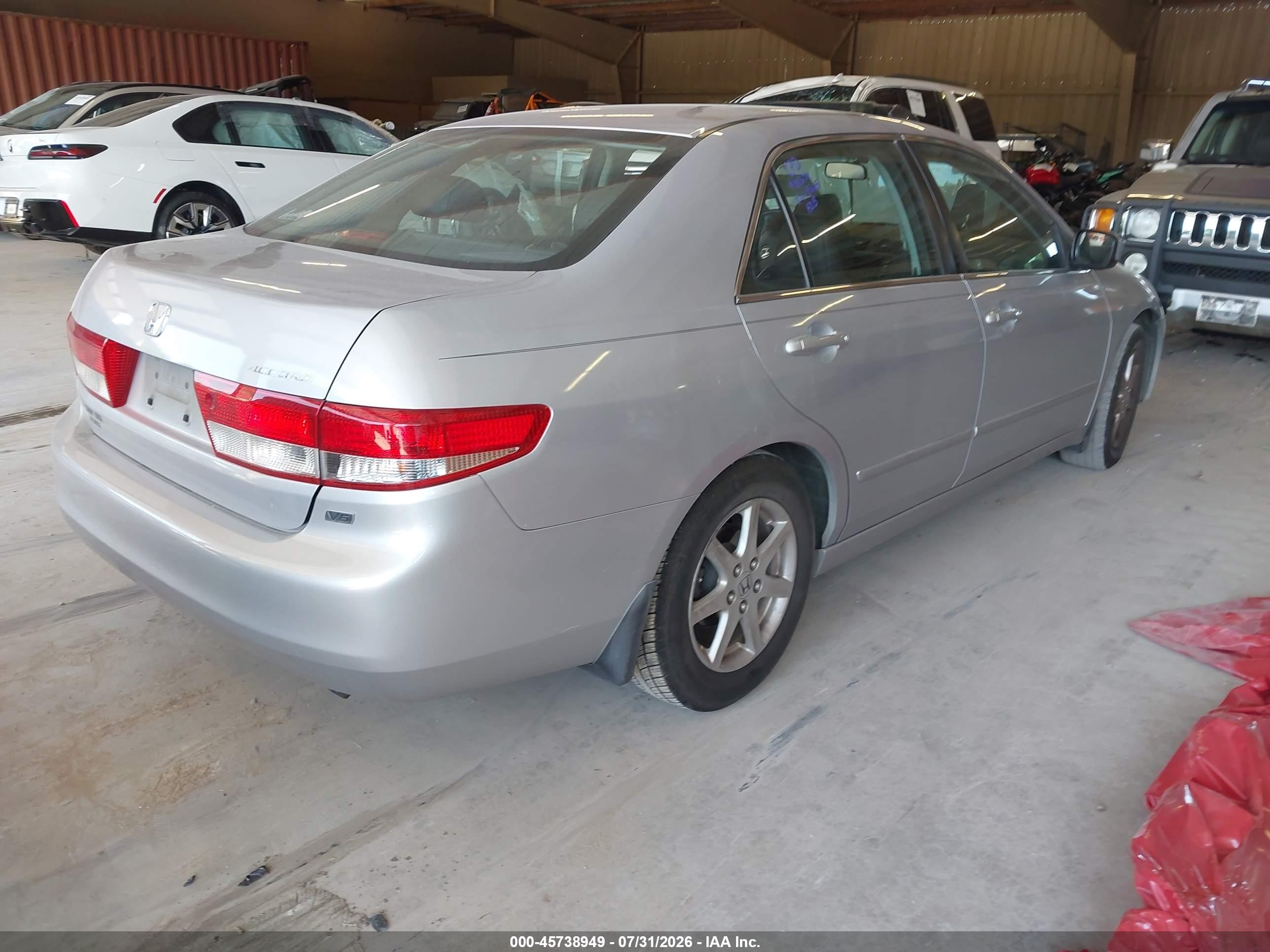 2003 Honda Accord 3.0 Ex Silver vin: 1HGCM66533A099565
