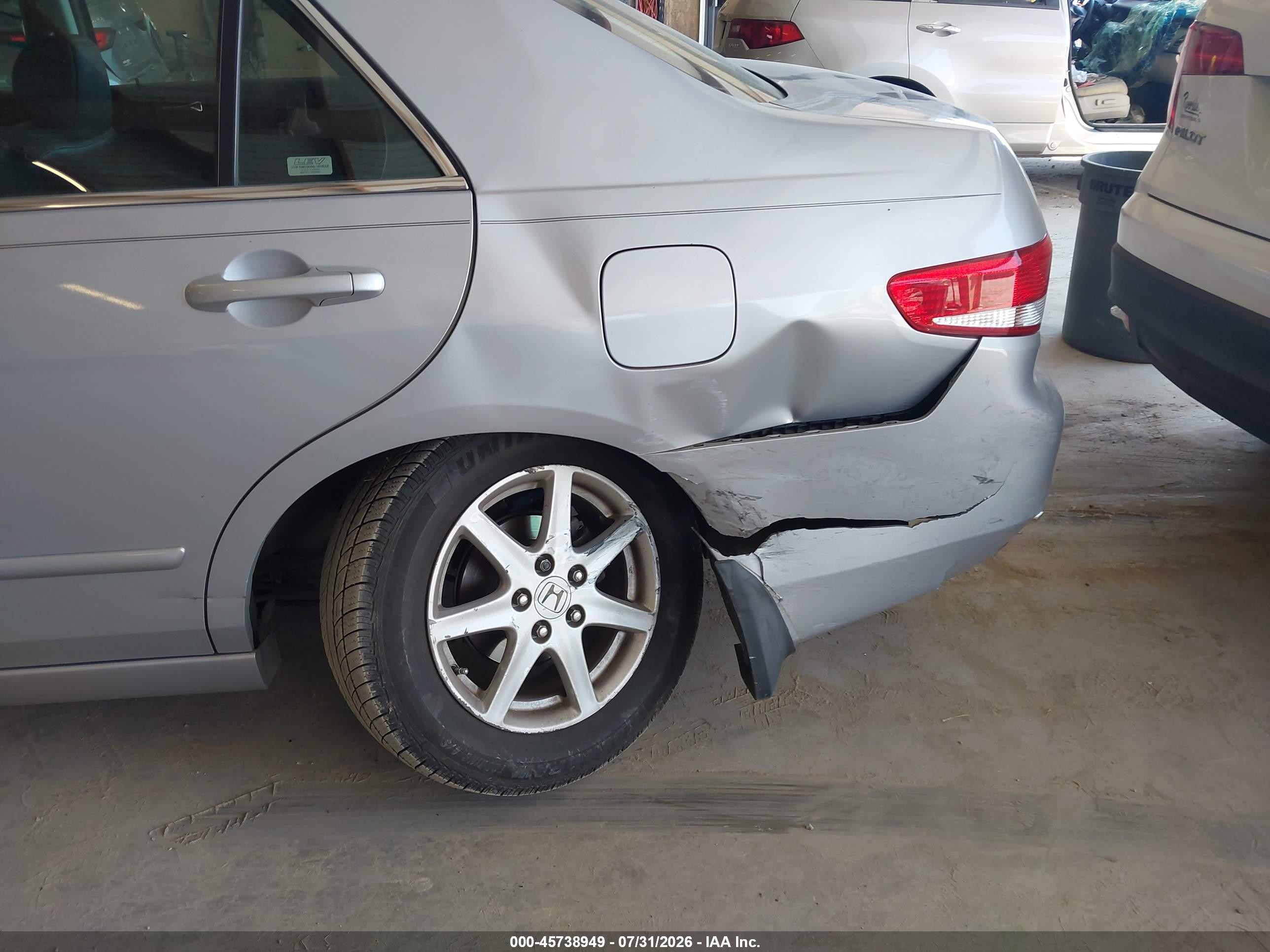 2003 Honda Accord 3.0 Ex Silver vin: 1HGCM66533A099565