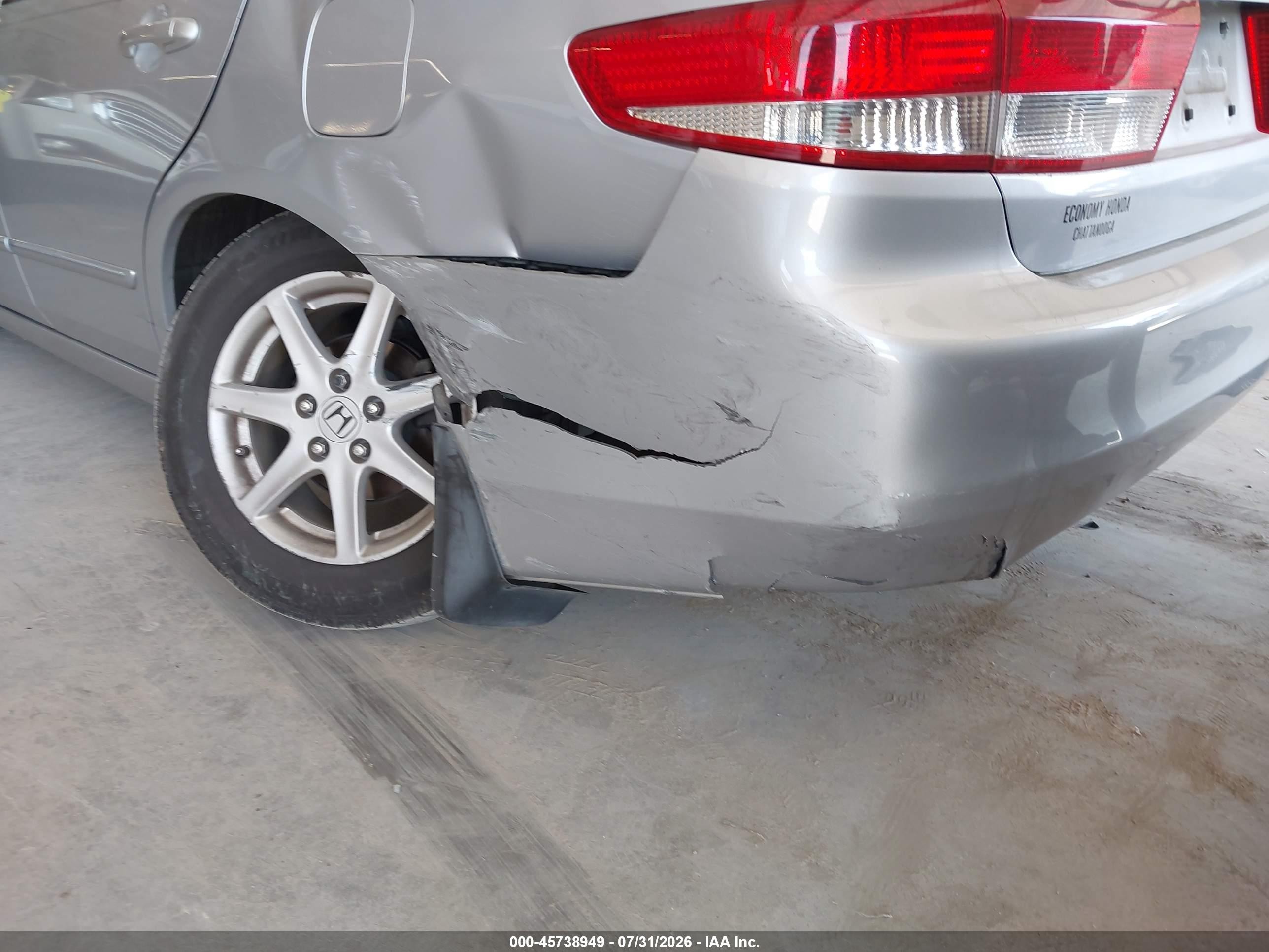 2003 Honda Accord 3.0 Ex Silver vin: 1HGCM66533A099565