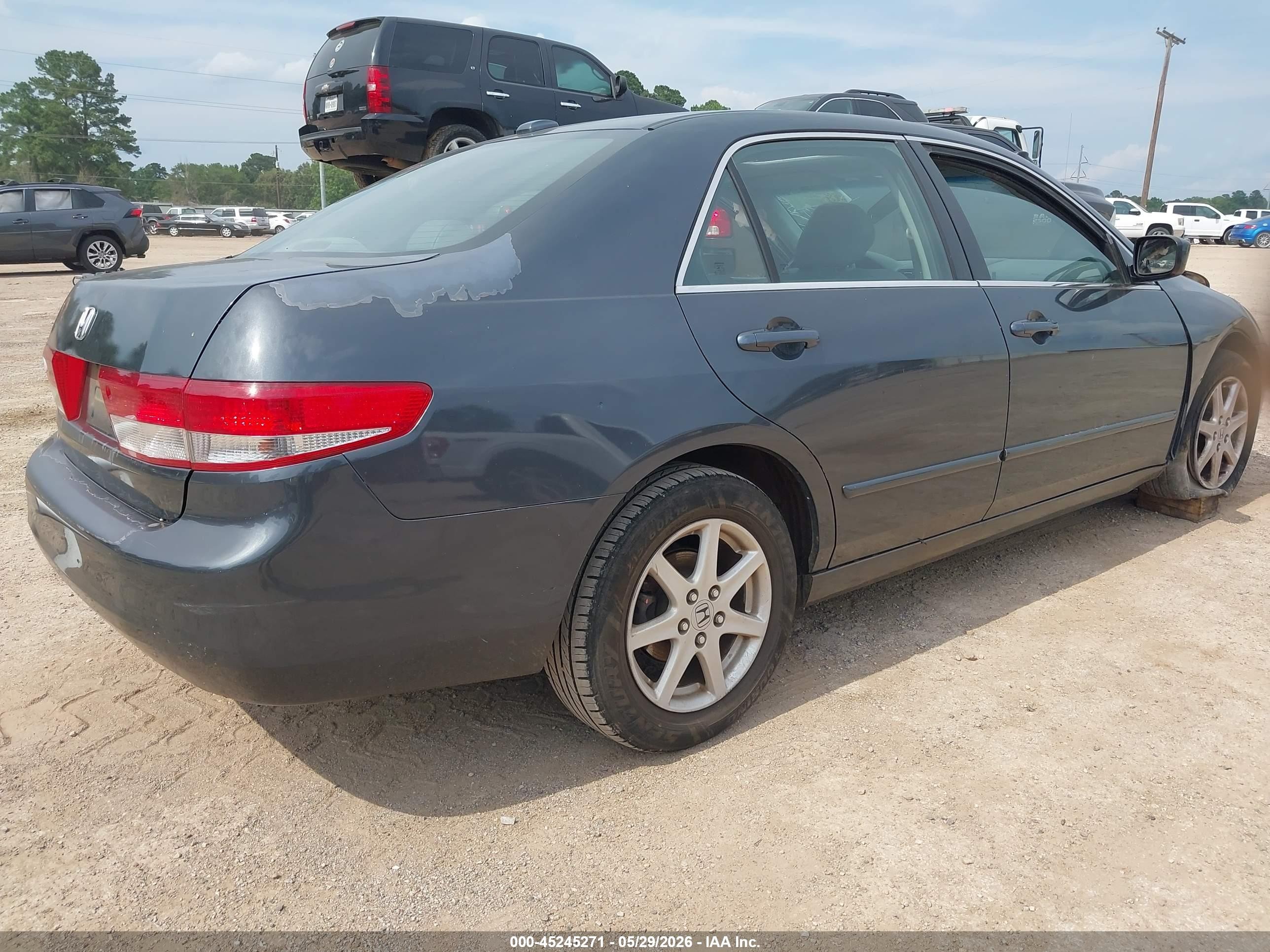 2004 Honda Accord 3.0 Ex Blue vin: 1HGCM66534A012961