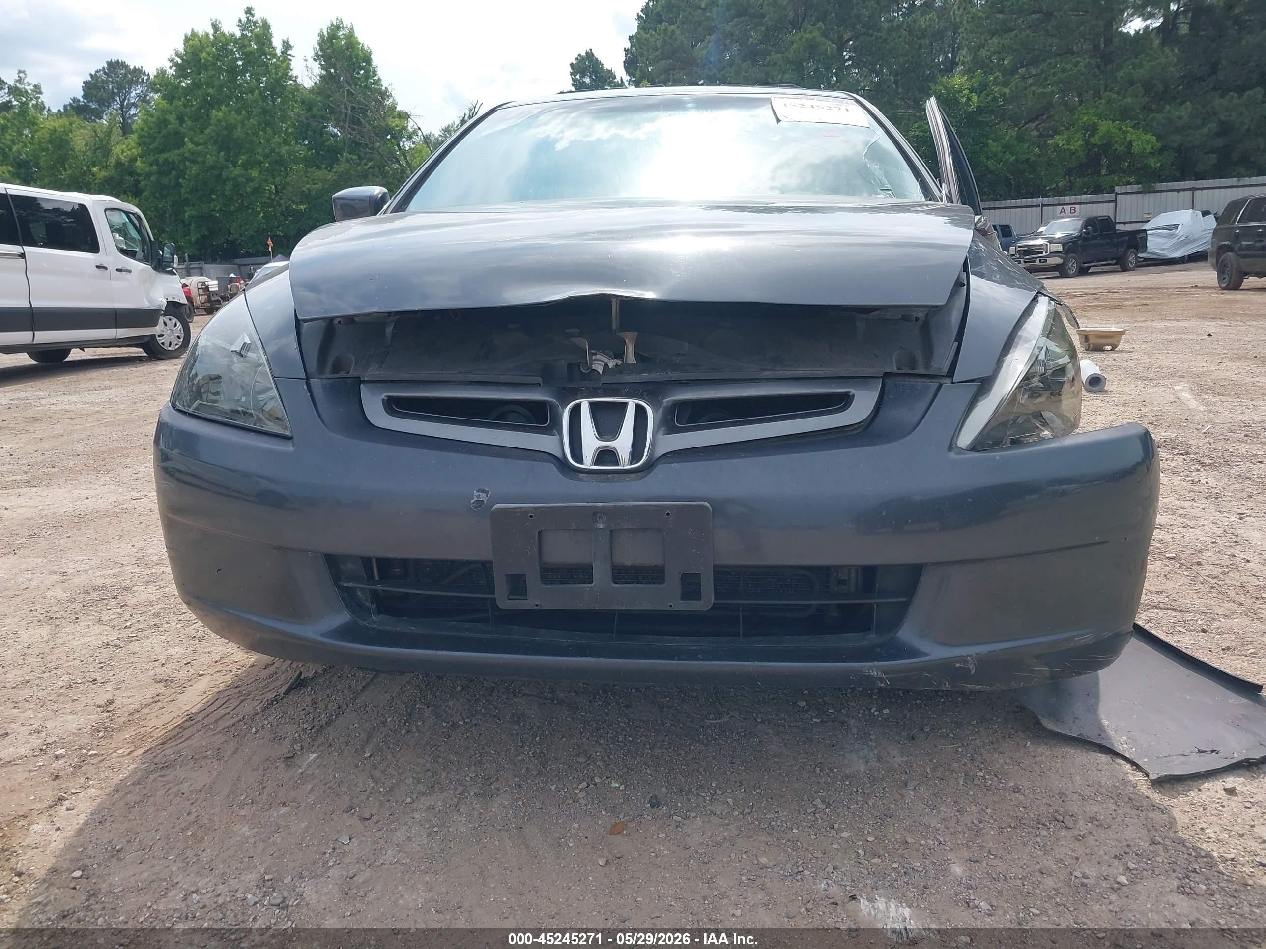2004 Honda Accord 3.0 Ex Blue vin: 1HGCM66534A012961