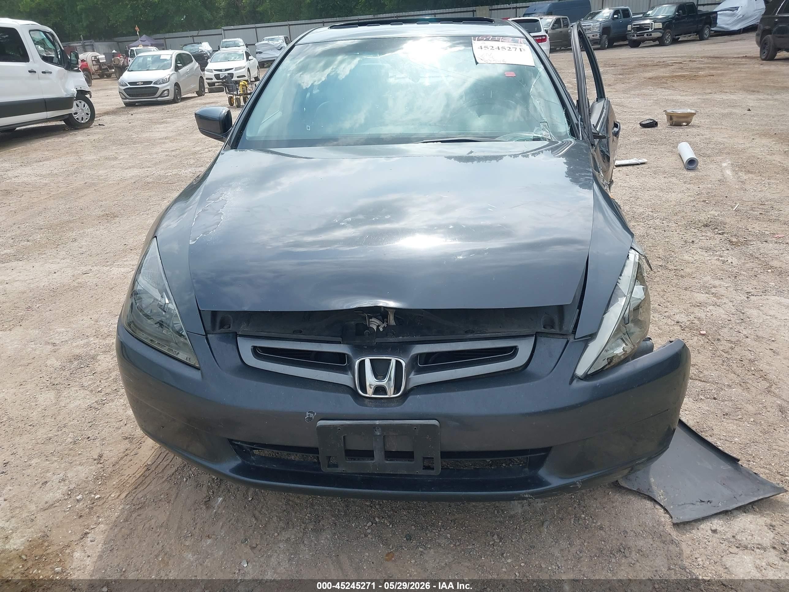 2004 Honda Accord 3.0 Ex Blue vin: 1HGCM66534A012961