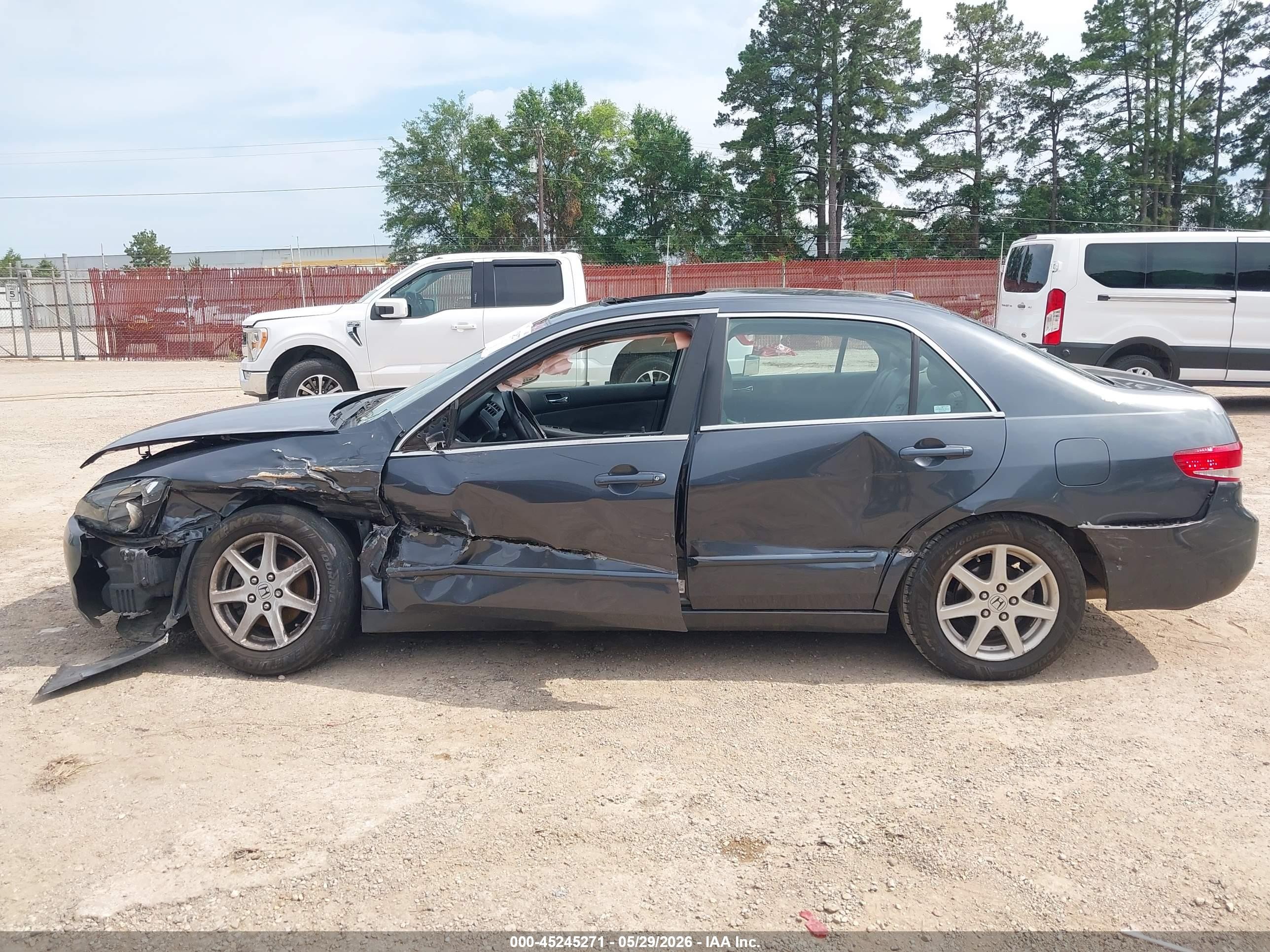 2004 Honda Accord 3.0 Ex Blue vin: 1HGCM66534A012961