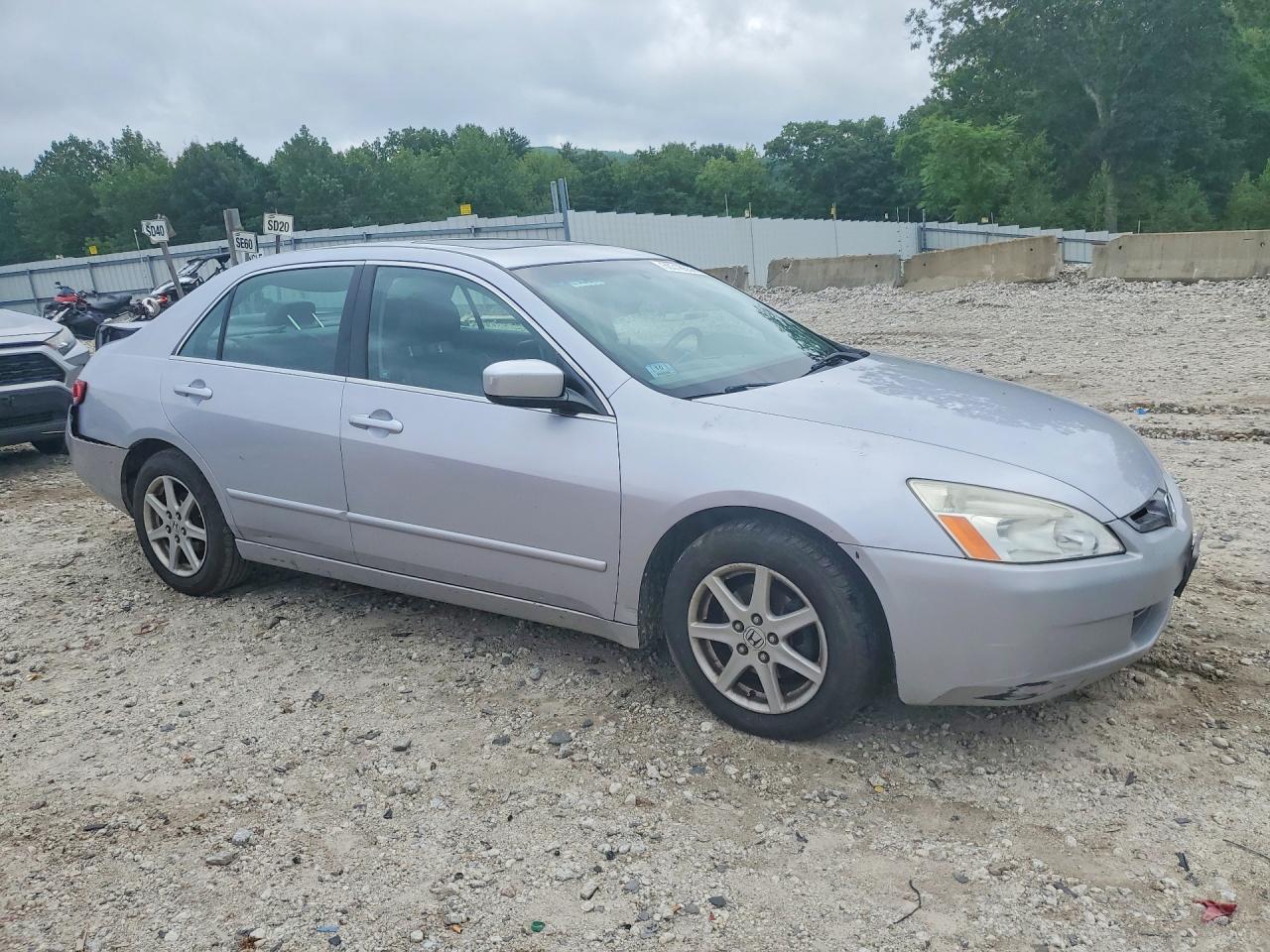 2004 Honda Accord Ex Silver vin: 1HGCM66534A017237