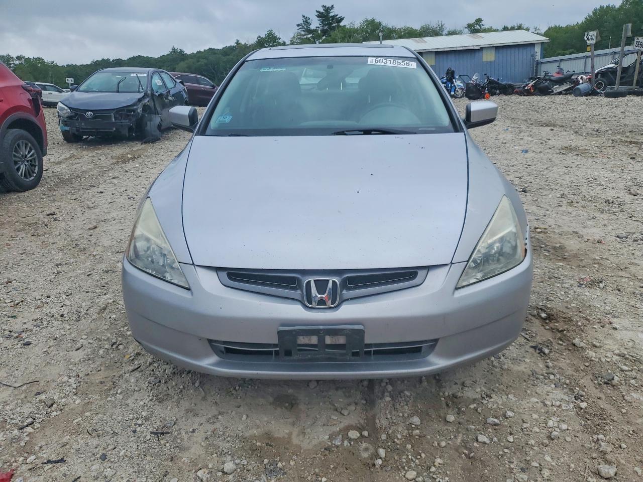 2004 Honda Accord Ex Silver vin: 1HGCM66534A017237