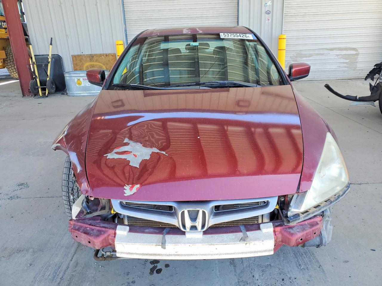 2004 Honda Accord Ex Темно-бордовый vin: 1HGCM66534A034975