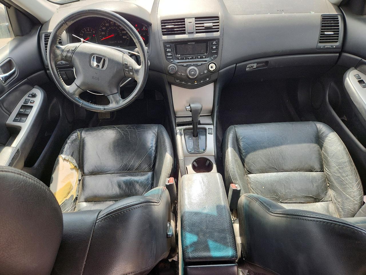 2004 Honda Accord Ex Silver vin: 1HGCM66534A041599