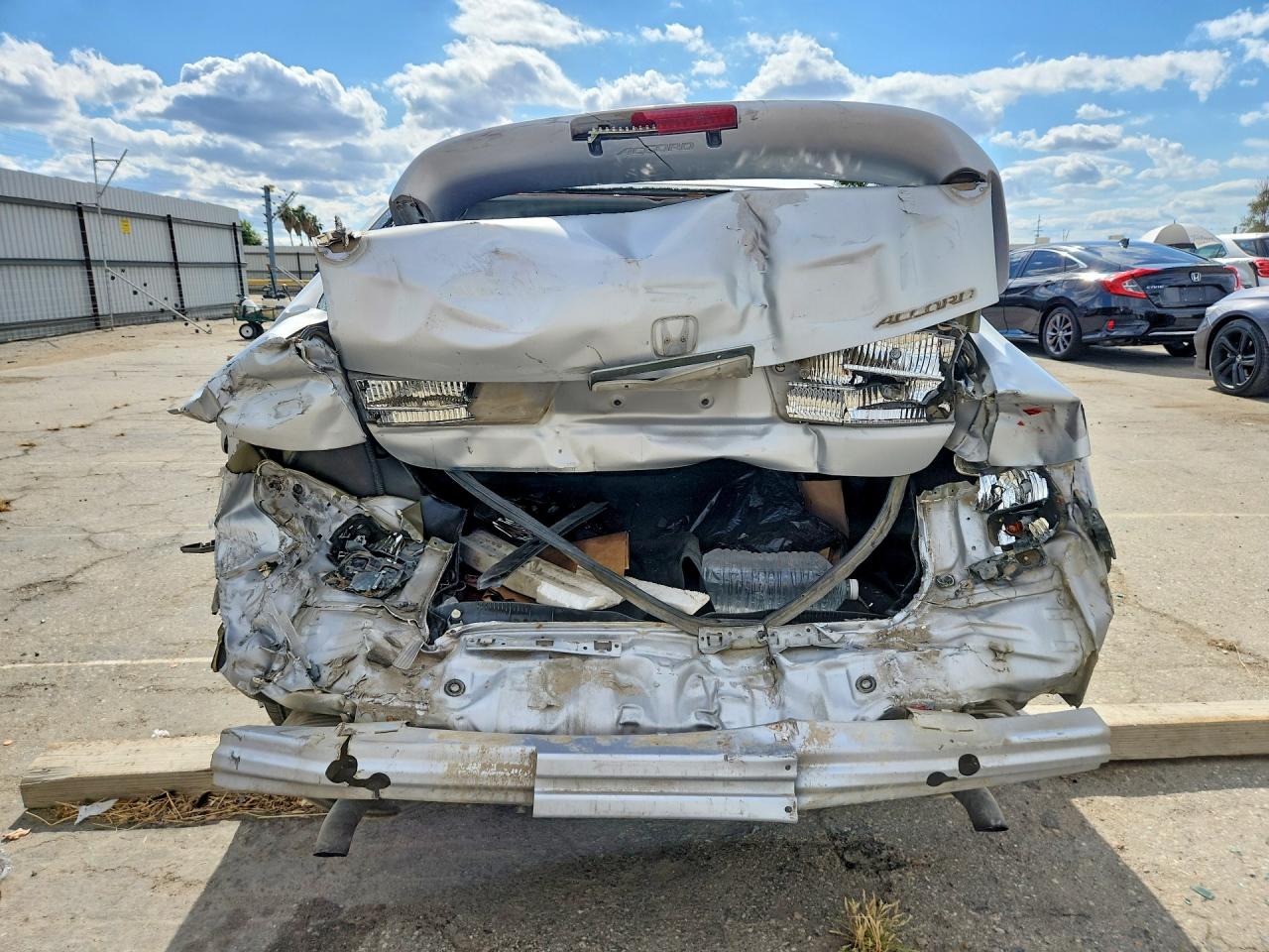 2004 Honda Accord Ex Silver vin: 1HGCM66534A041599