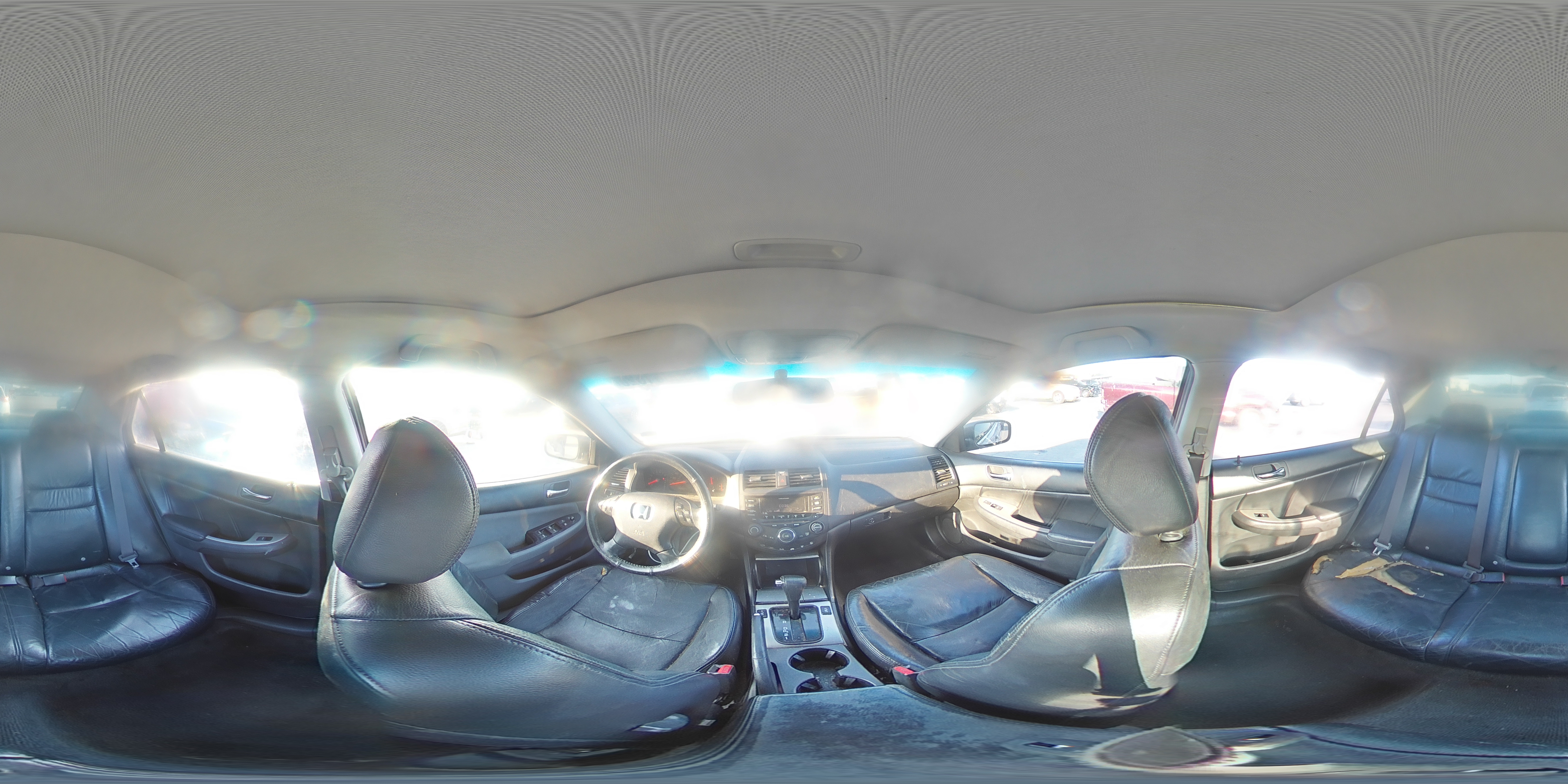 2004 Honda Accord Ex Silver vin: 1HGCM66534A070438