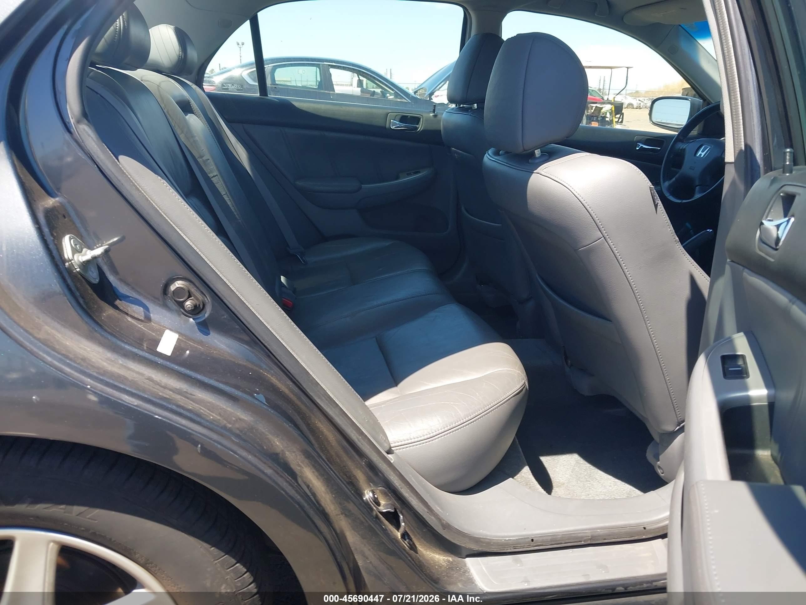 2004 Honda Accord 3.0 Ex Gray vin: 1HGCM66534A075350