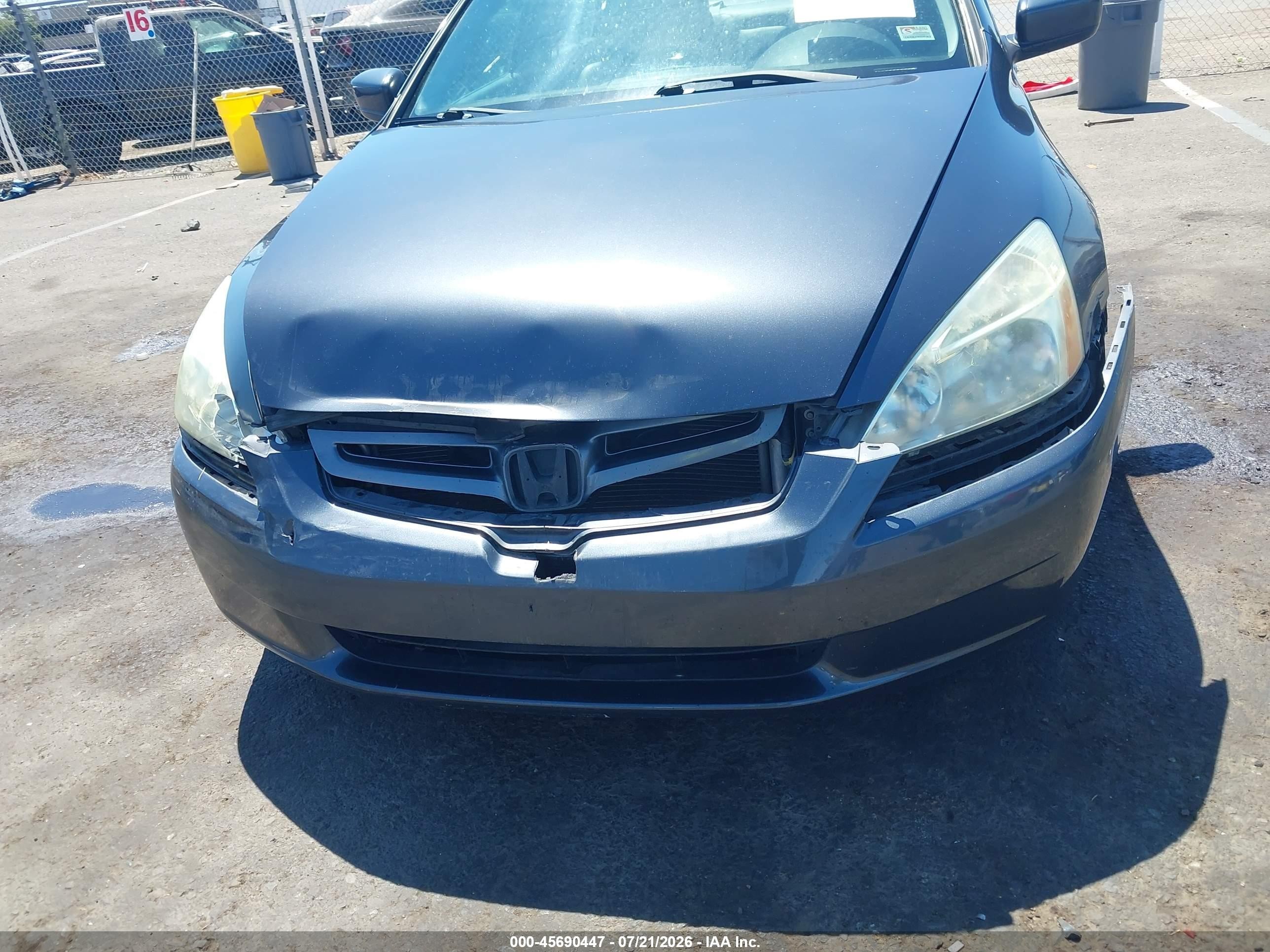 2004 Honda Accord 3.0 Ex Gray vin: 1HGCM66534A075350
