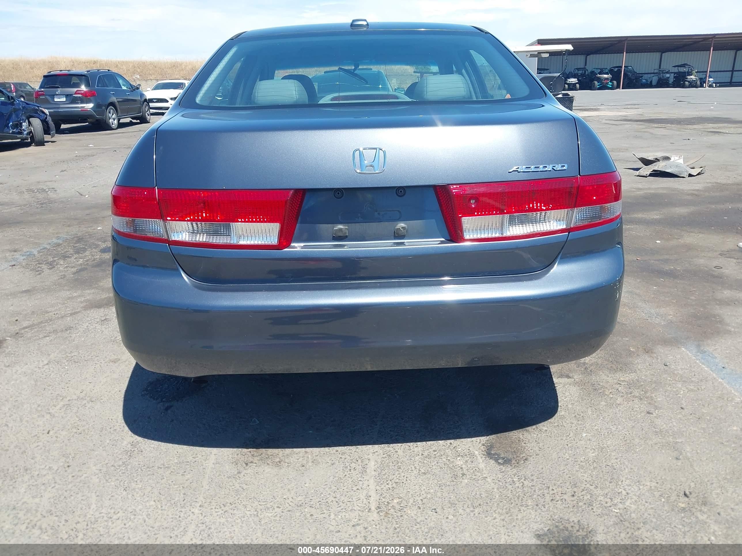 2004 Honda Accord 3.0 Ex Gray vin: 1HGCM66534A075350