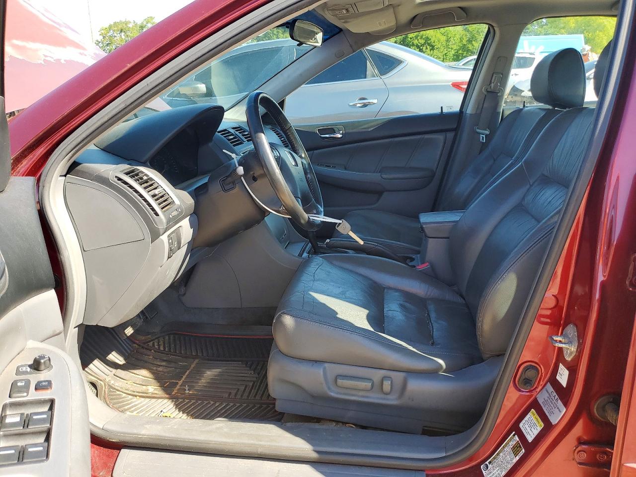 2004 Honda Accord Ex Burgundy vin: 1HGCM66534A086705