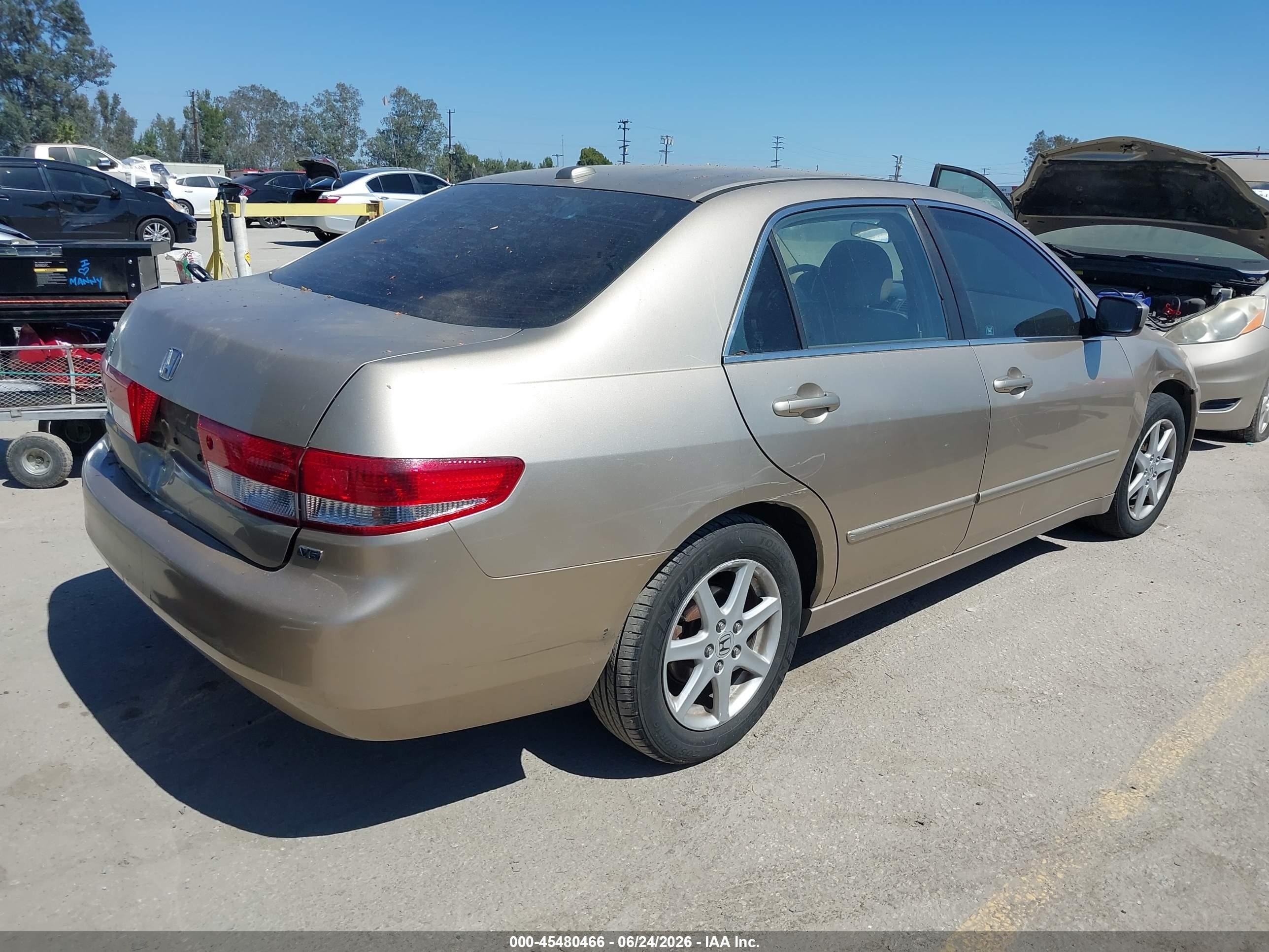 2004 Honda Accord 3.0 Ex Gold vin: 1HGCM66534A091256