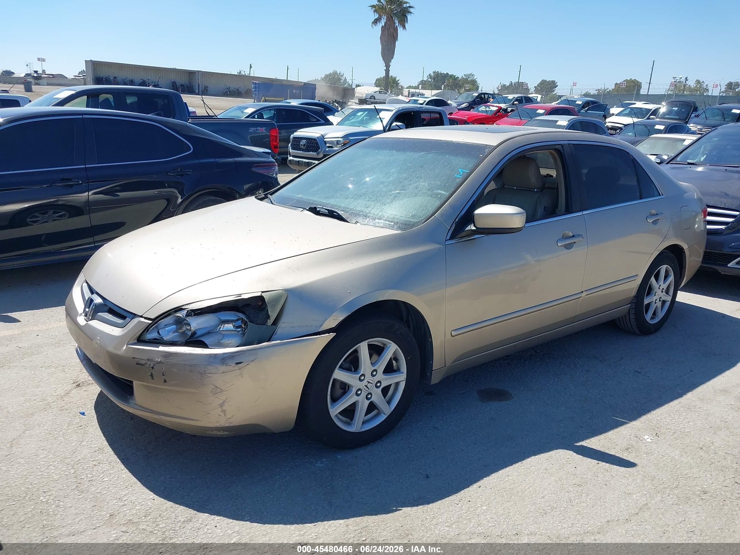 2004 Honda Accord 3.0 Ex Gold vin: 1HGCM66534A091256