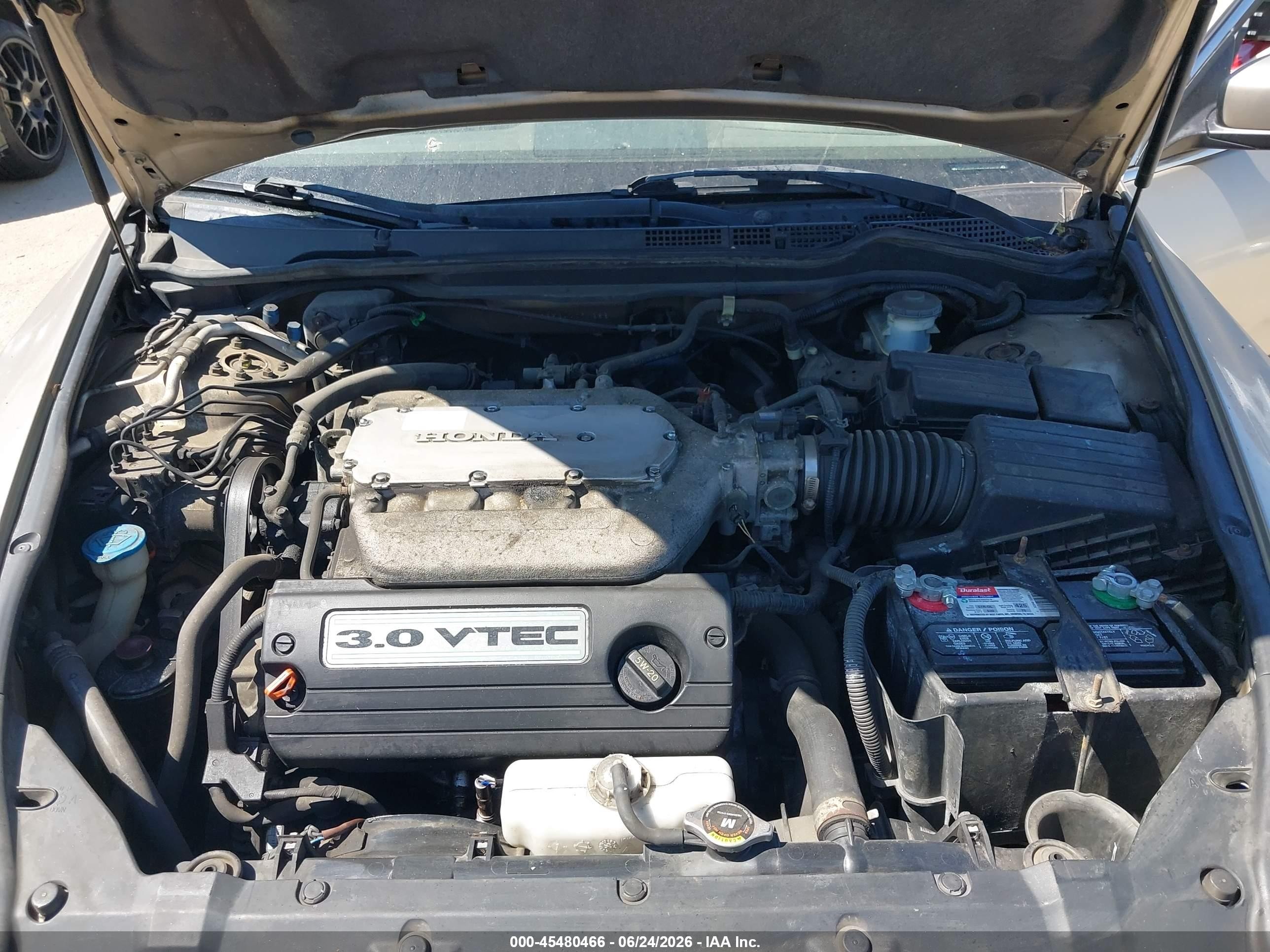 2004 Honda Accord 3.0 Ex Gold vin: 1HGCM66534A091256