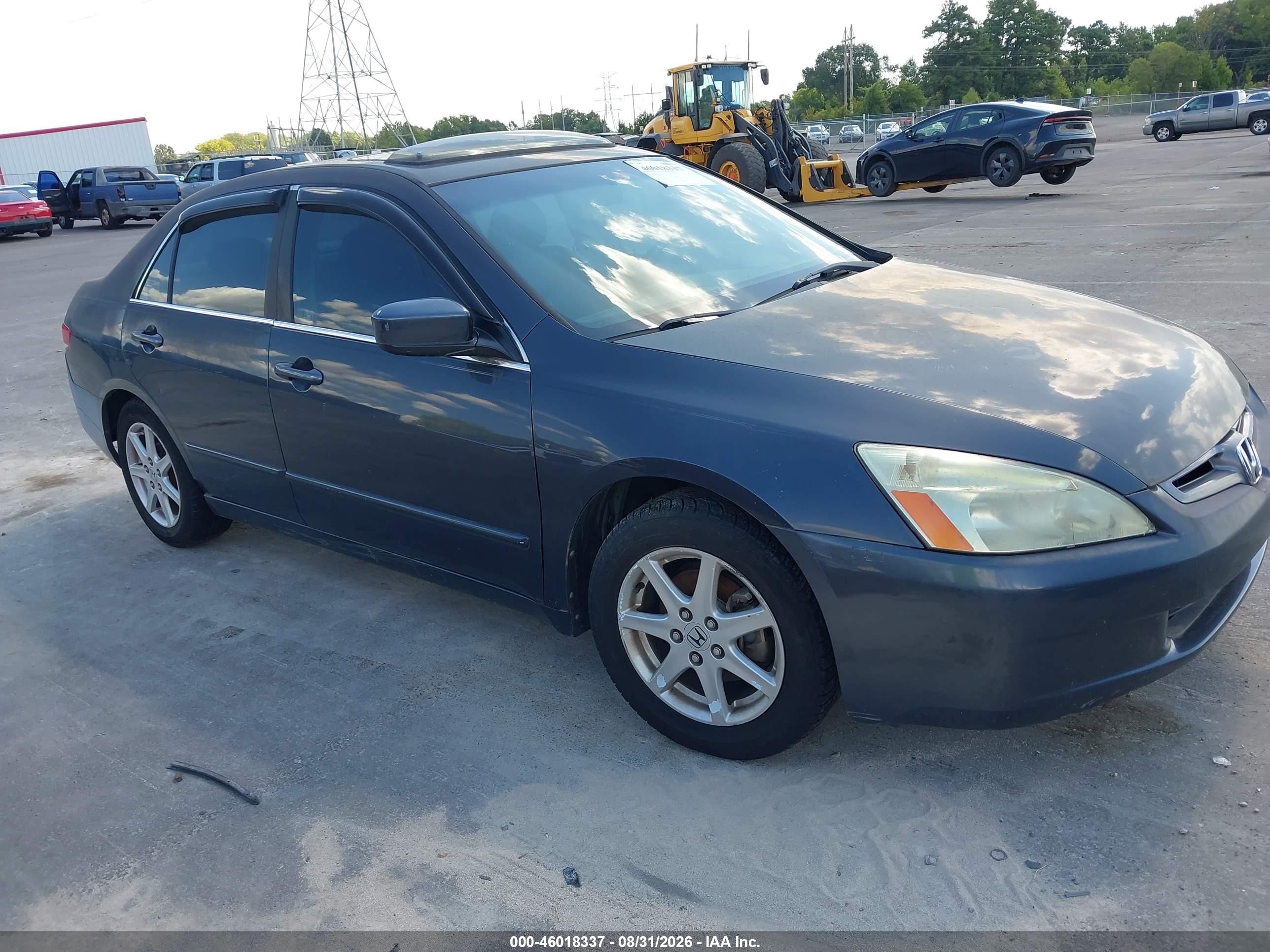 2004 Honda Accord 3.0 Ex Серый vin: 1HGCM66534A093668