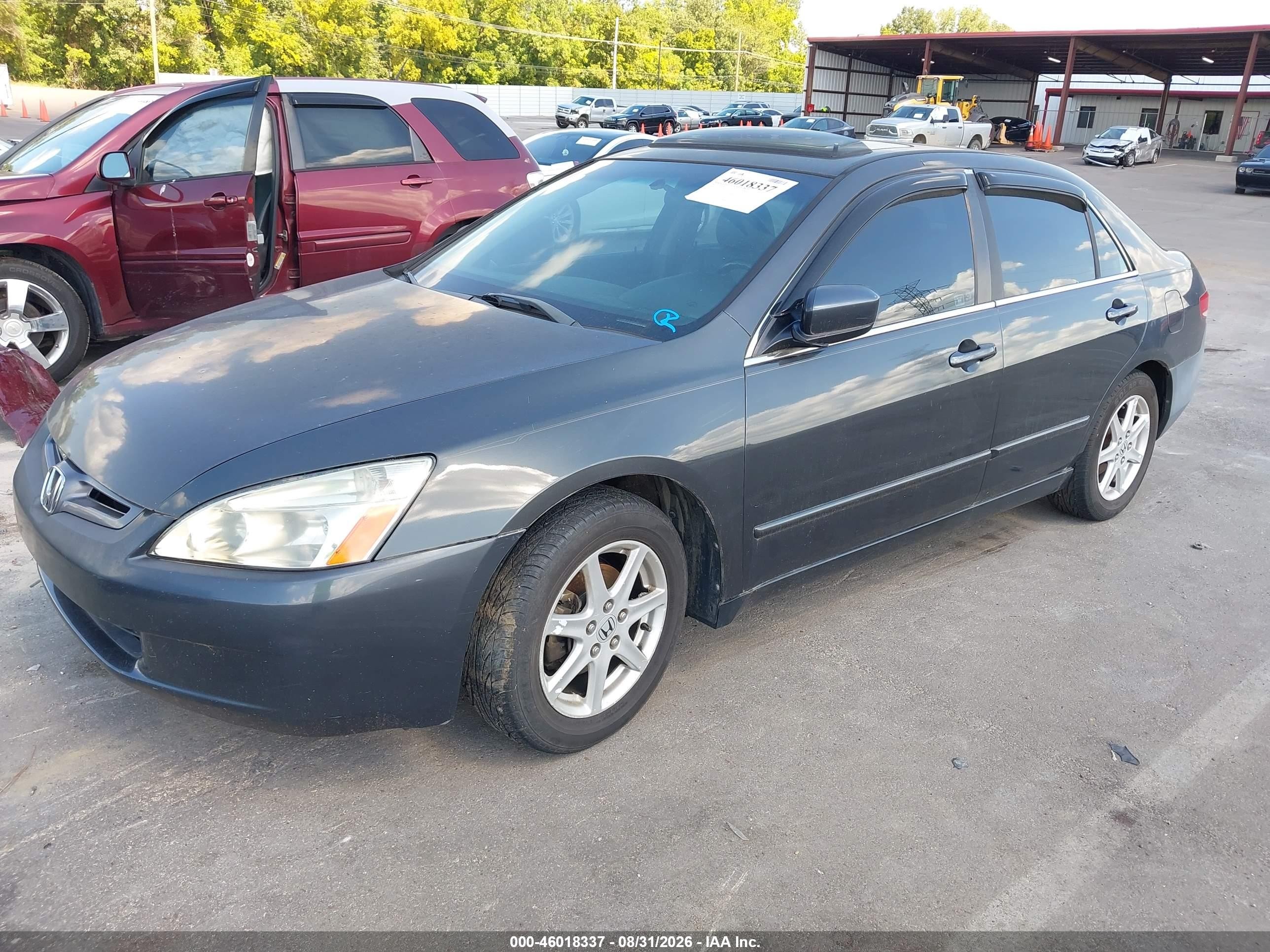 2004 Honda Accord 3.0 Ex Серый vin: 1HGCM66534A093668