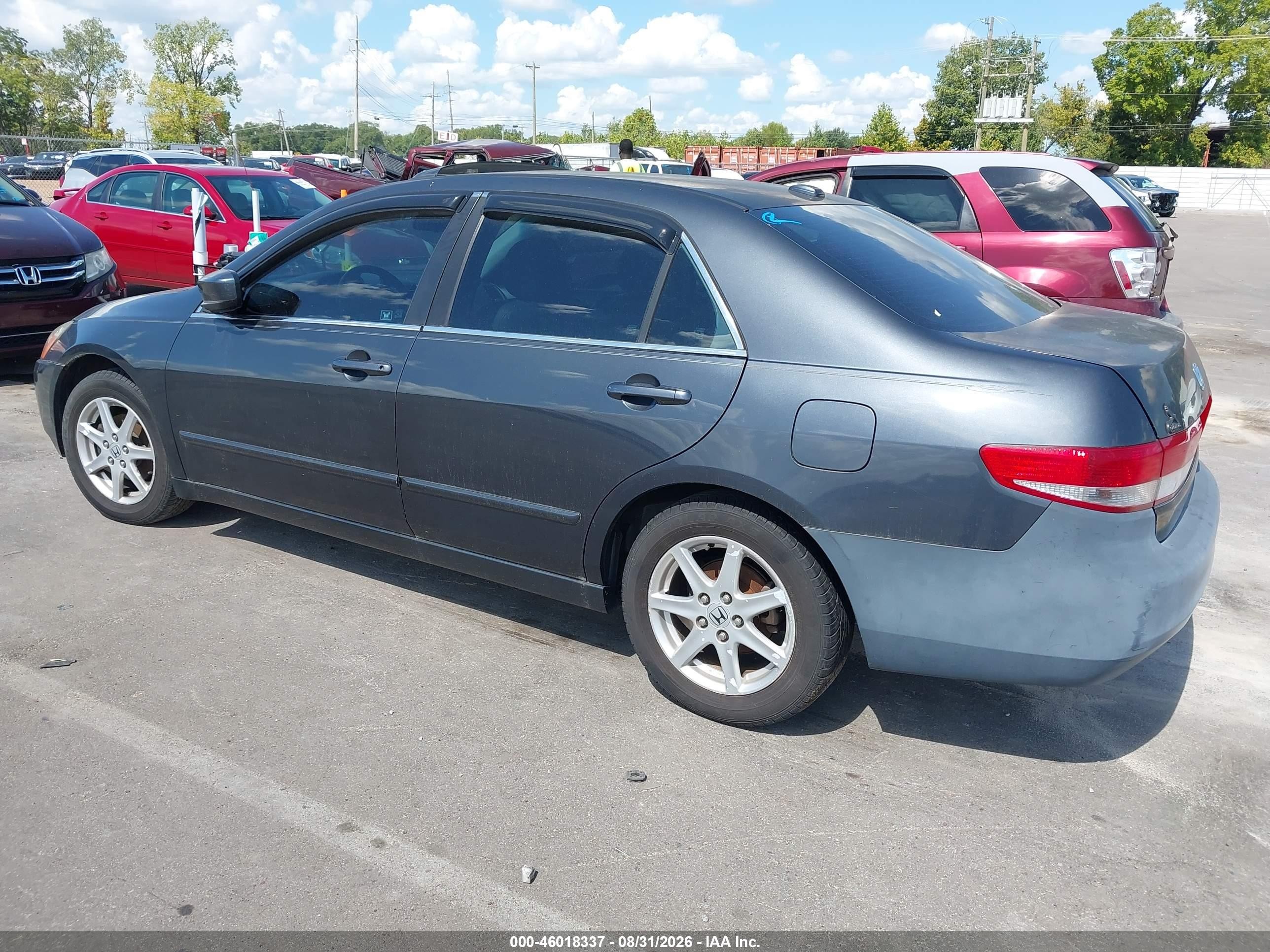 2004 Honda Accord 3.0 Ex Серый vin: 1HGCM66534A093668