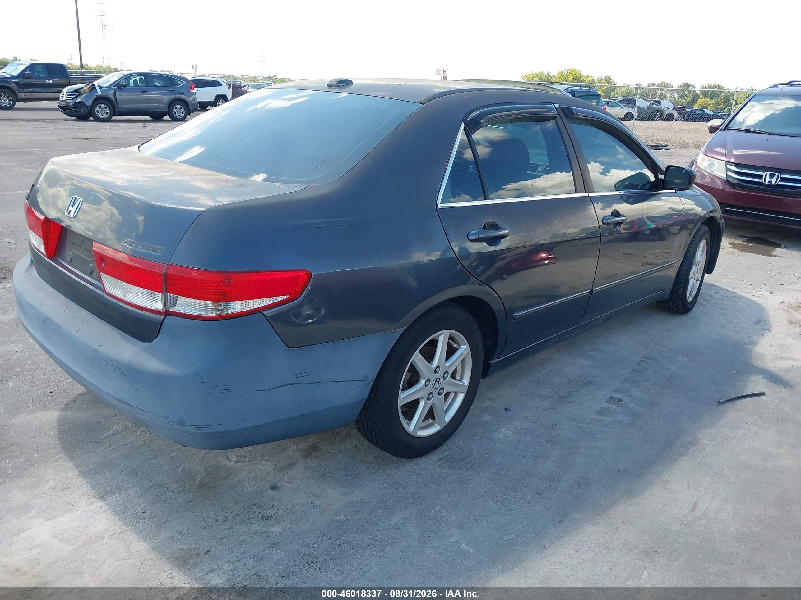 2004 Honda Accord 3.0 Ex Серый vin: 1HGCM66534A093668